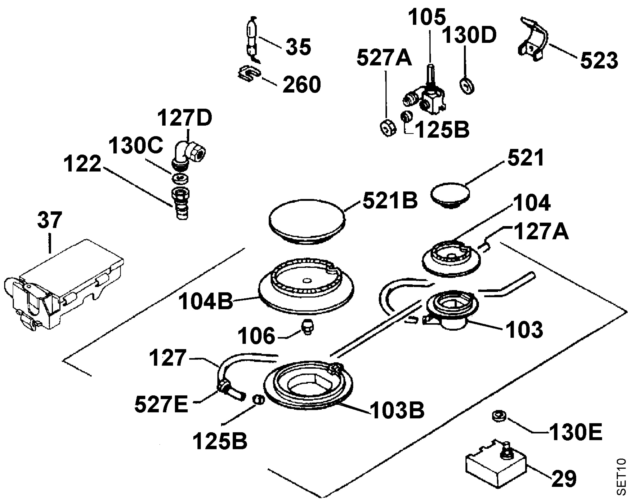 Bottom and functional parts