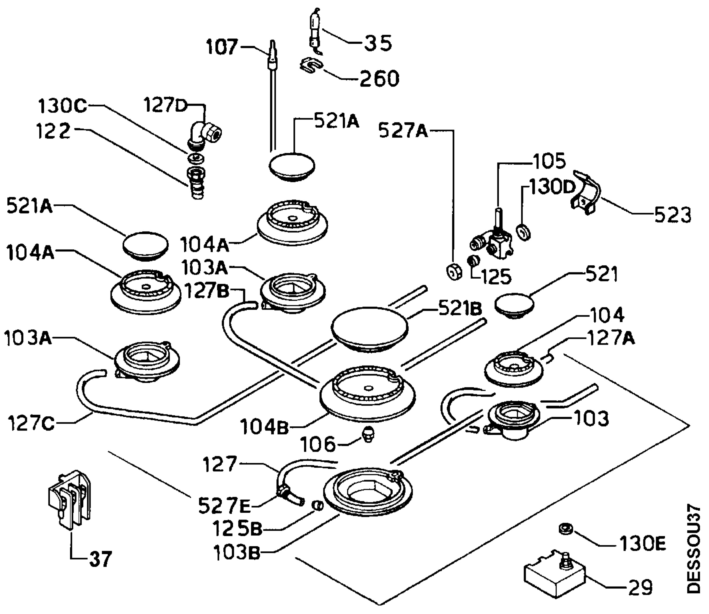 Bottom and functional parts