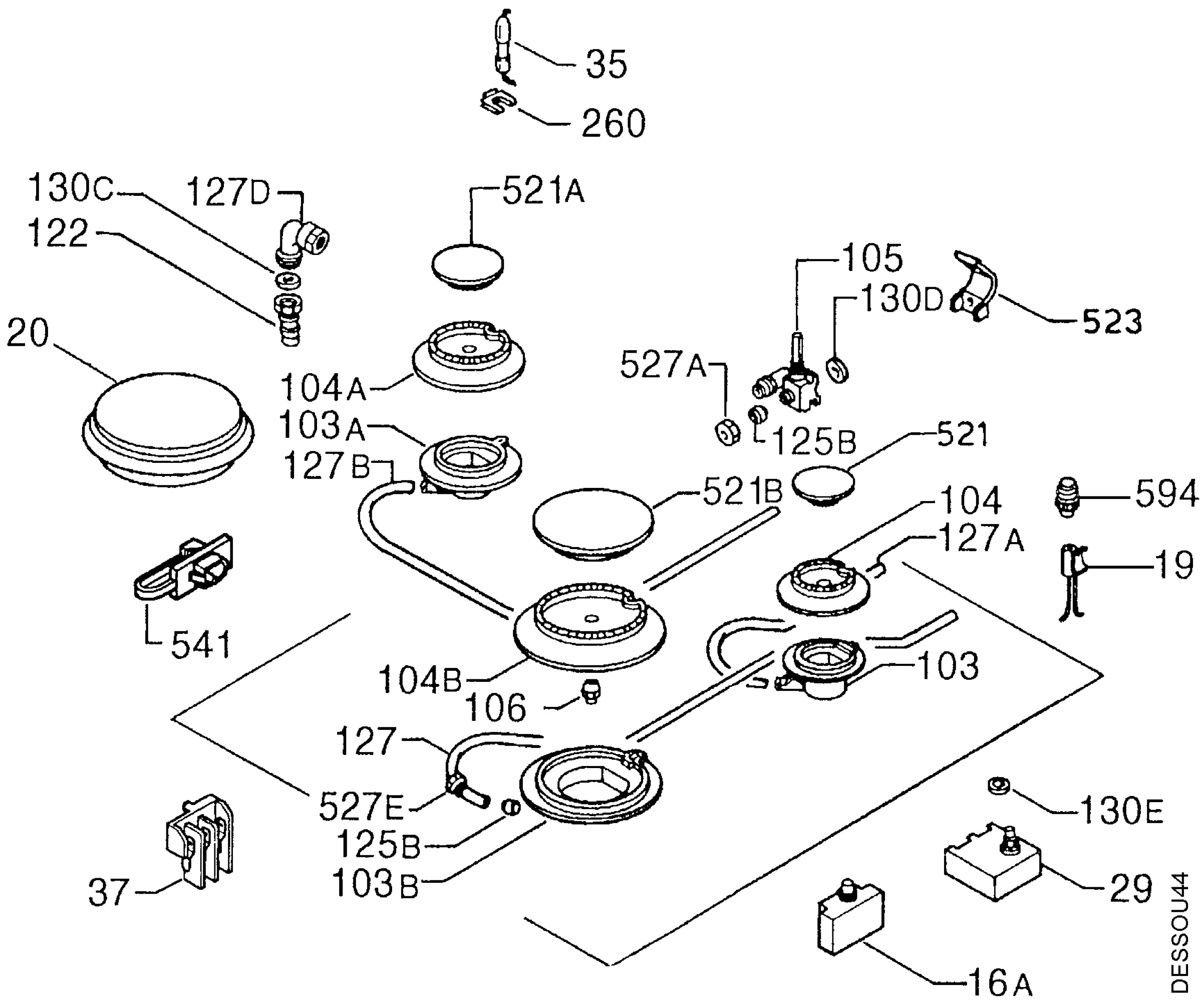 Bottom and functional parts