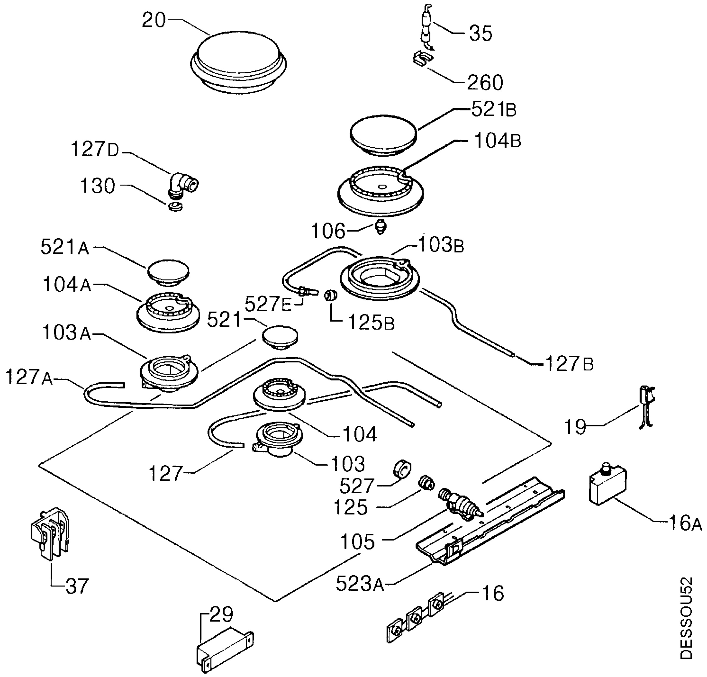 Bottom and functional parts