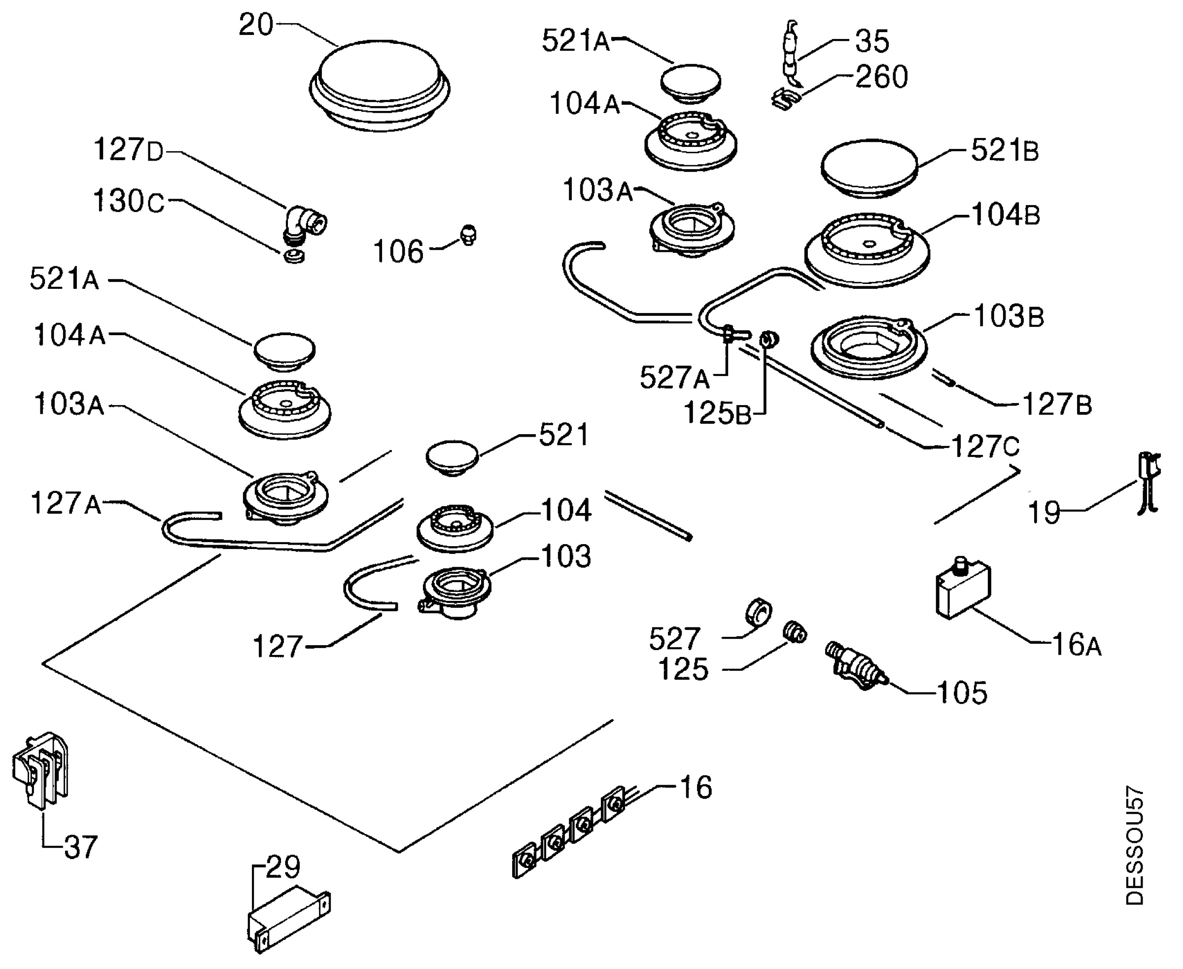 Bottom and functional parts
