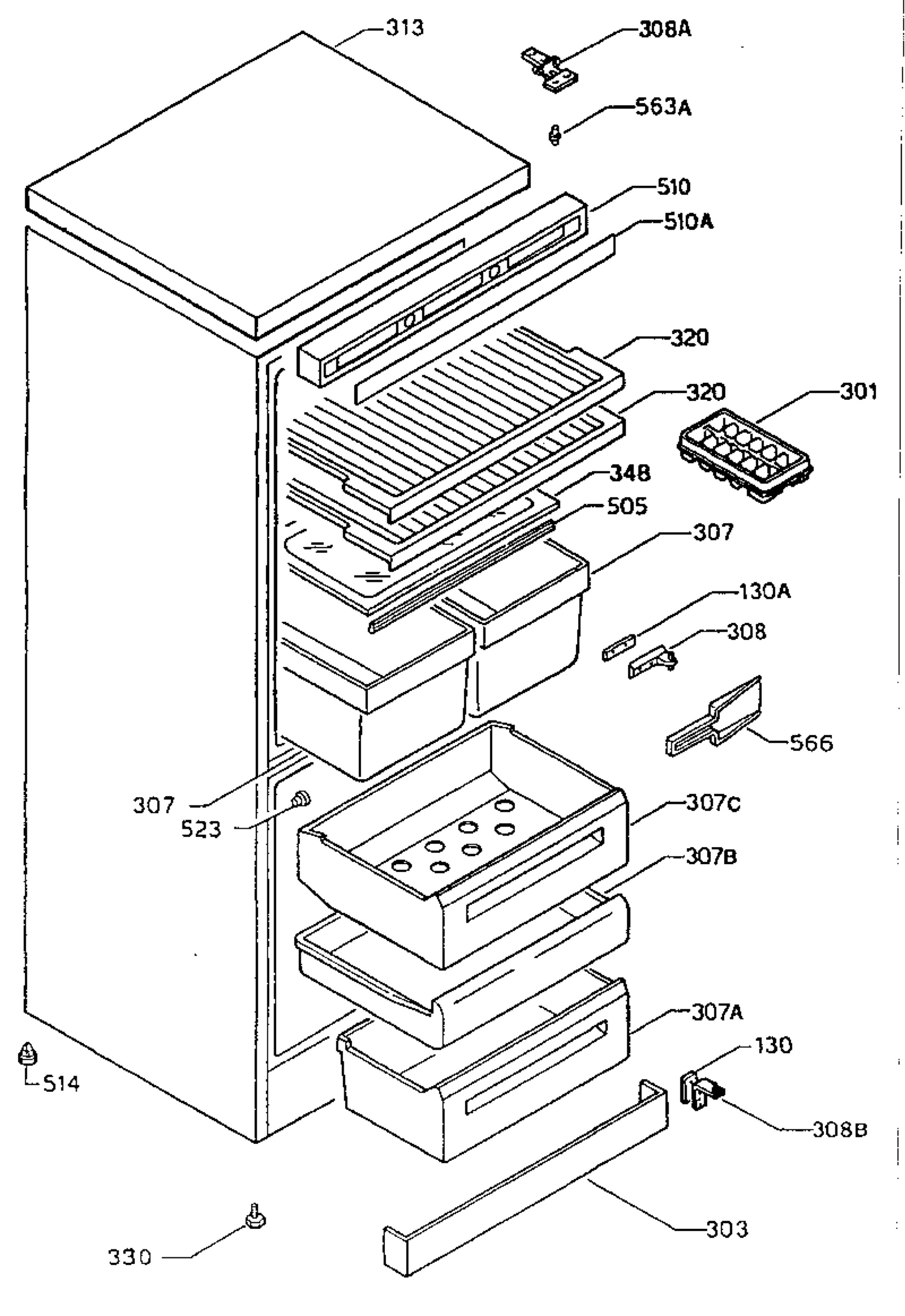 Cabinet + furniture (extra)