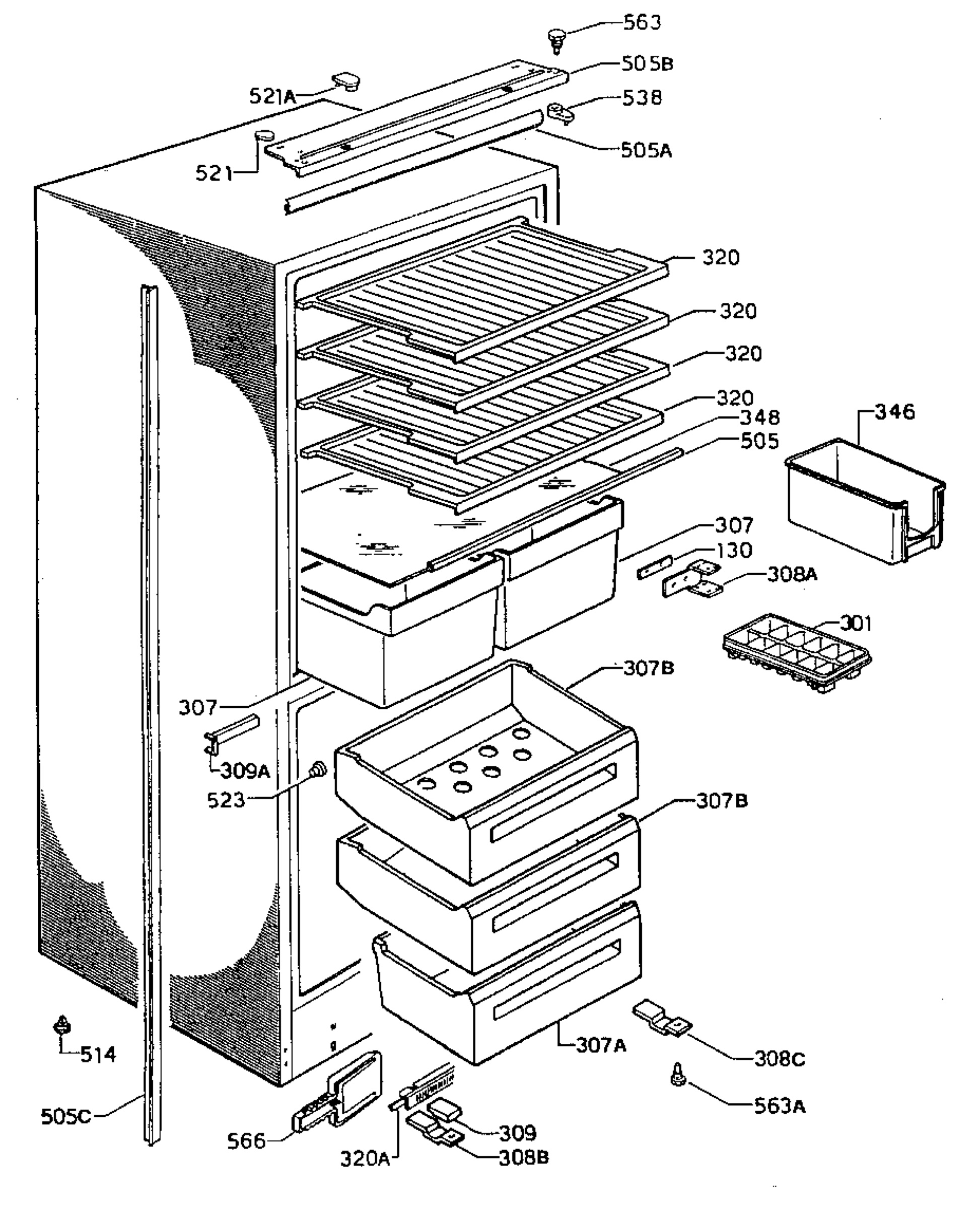 Cabinet + furniture (extra)