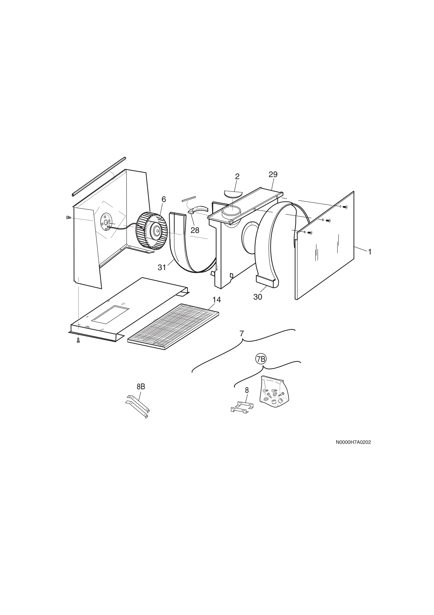 H70 FAN,https://pub-ca728c82b01b4455aa73b951df5a365b.r2.dev/Electrolux/CHASSIS, MOUNTING KIT, USERS MANUAL A