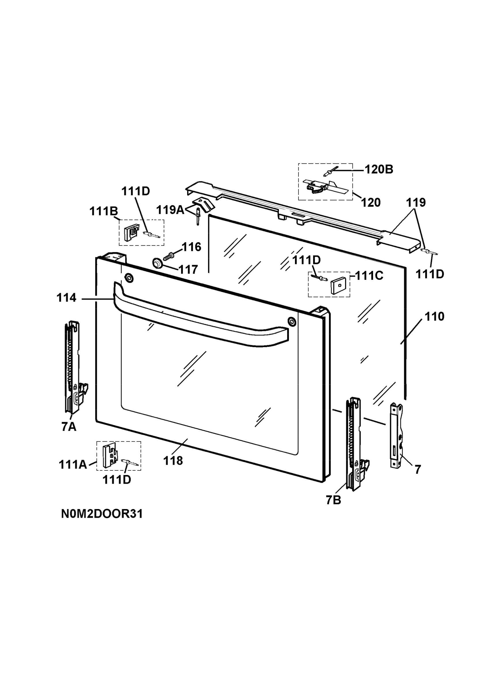 H10 Main Oven Door (large)
