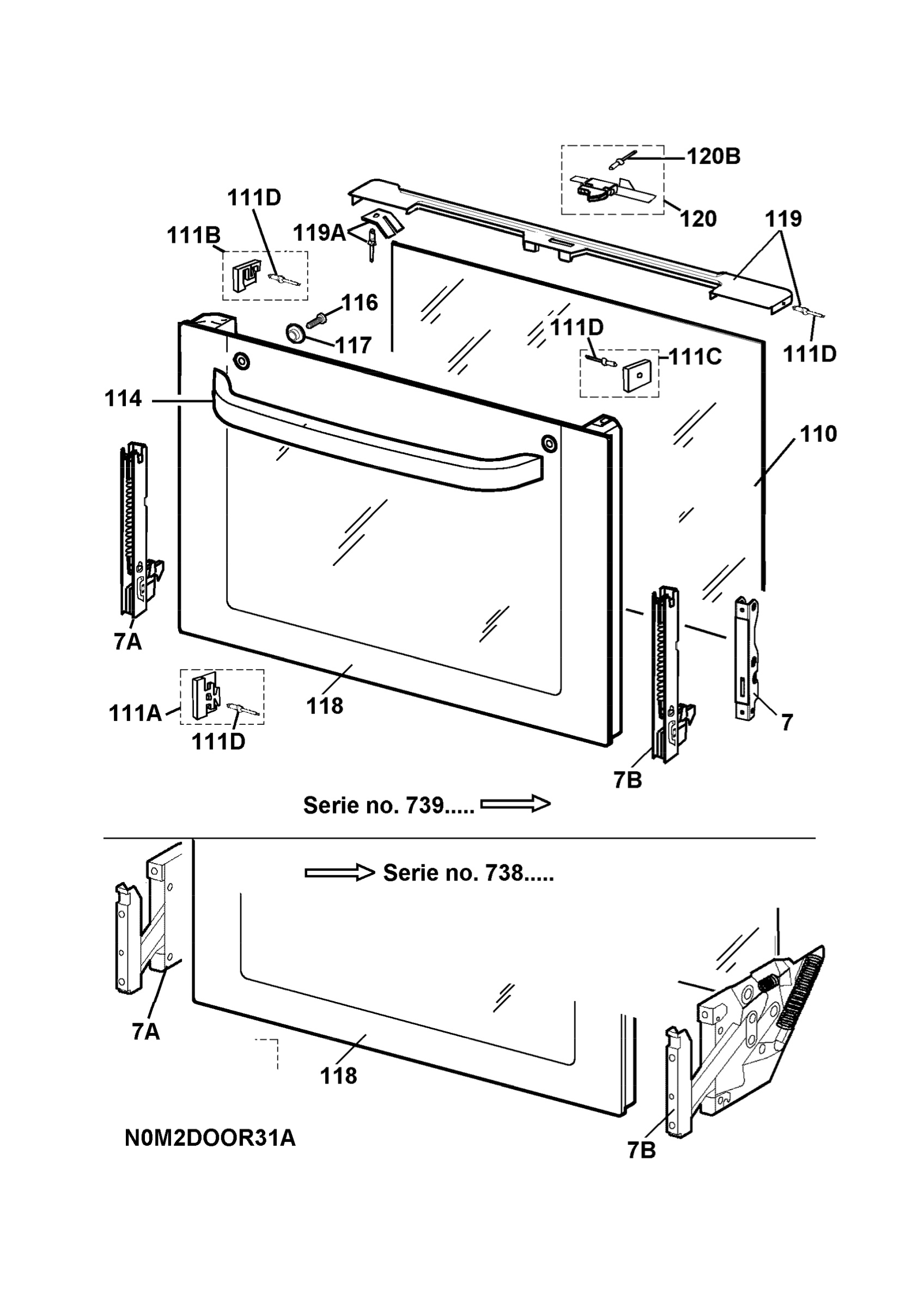 H10 Main Oven Door (large)