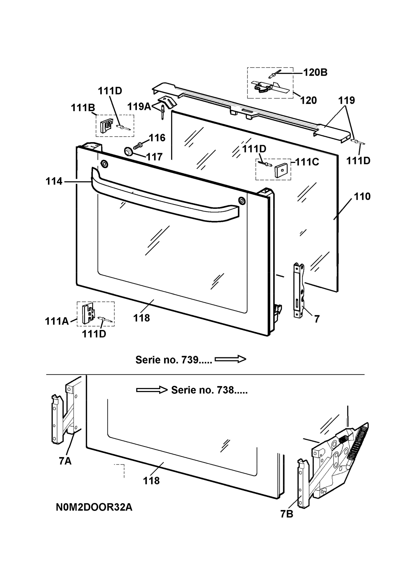 H10 Main Oven Door (large)