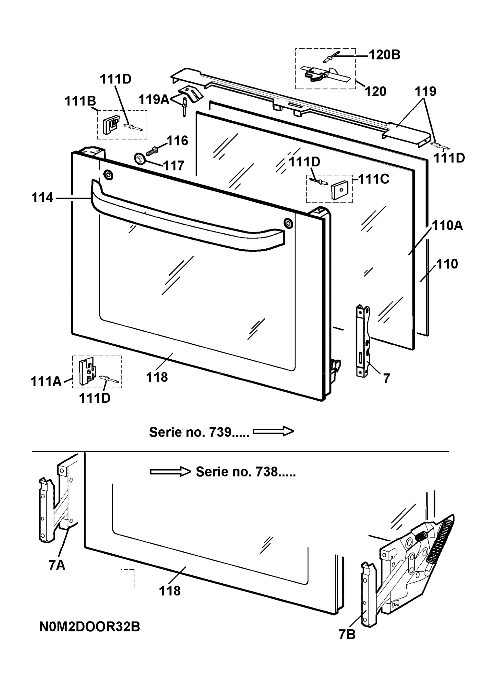H10 Main Oven Door (large)