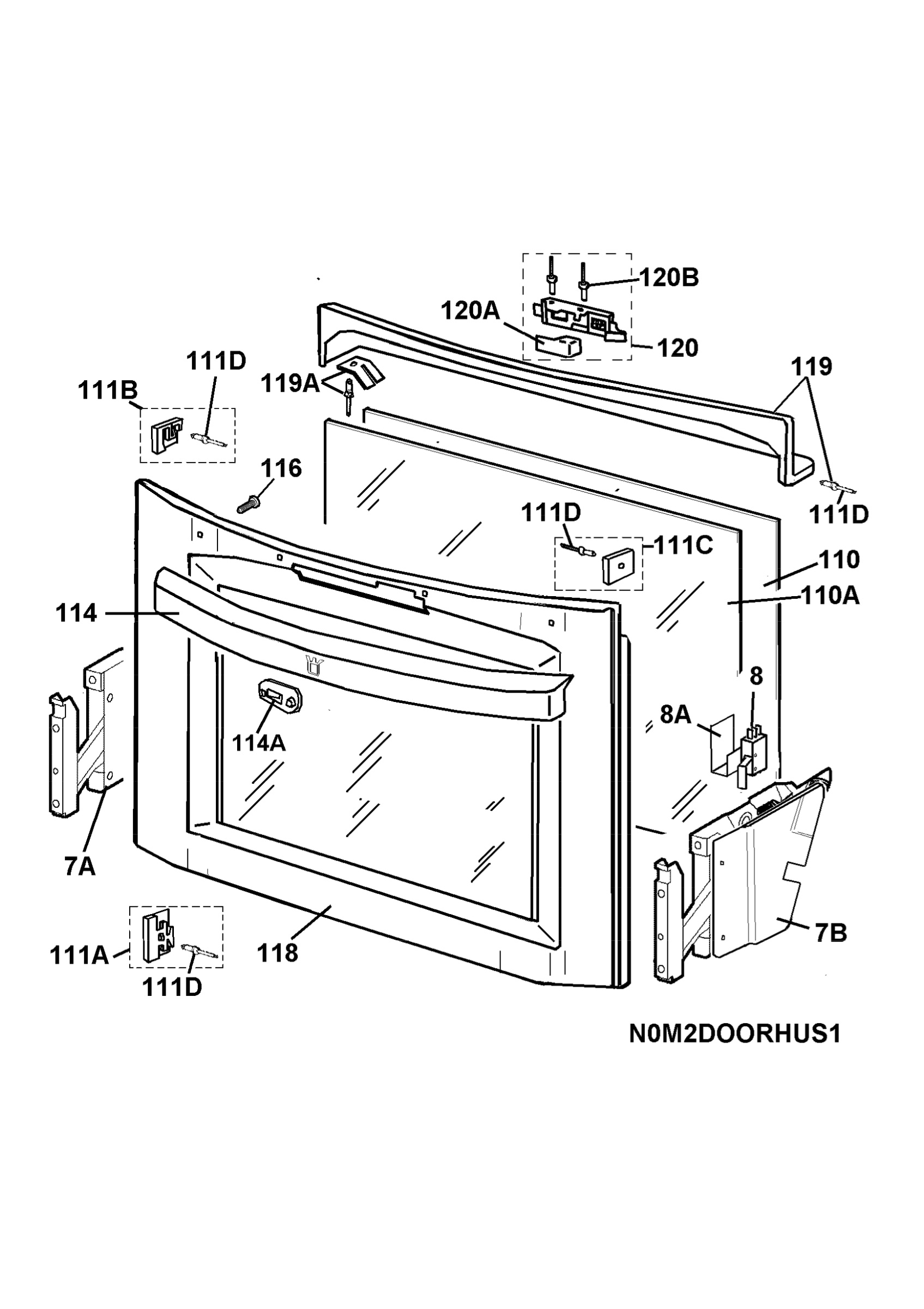 H10 Main Oven Door (large)
