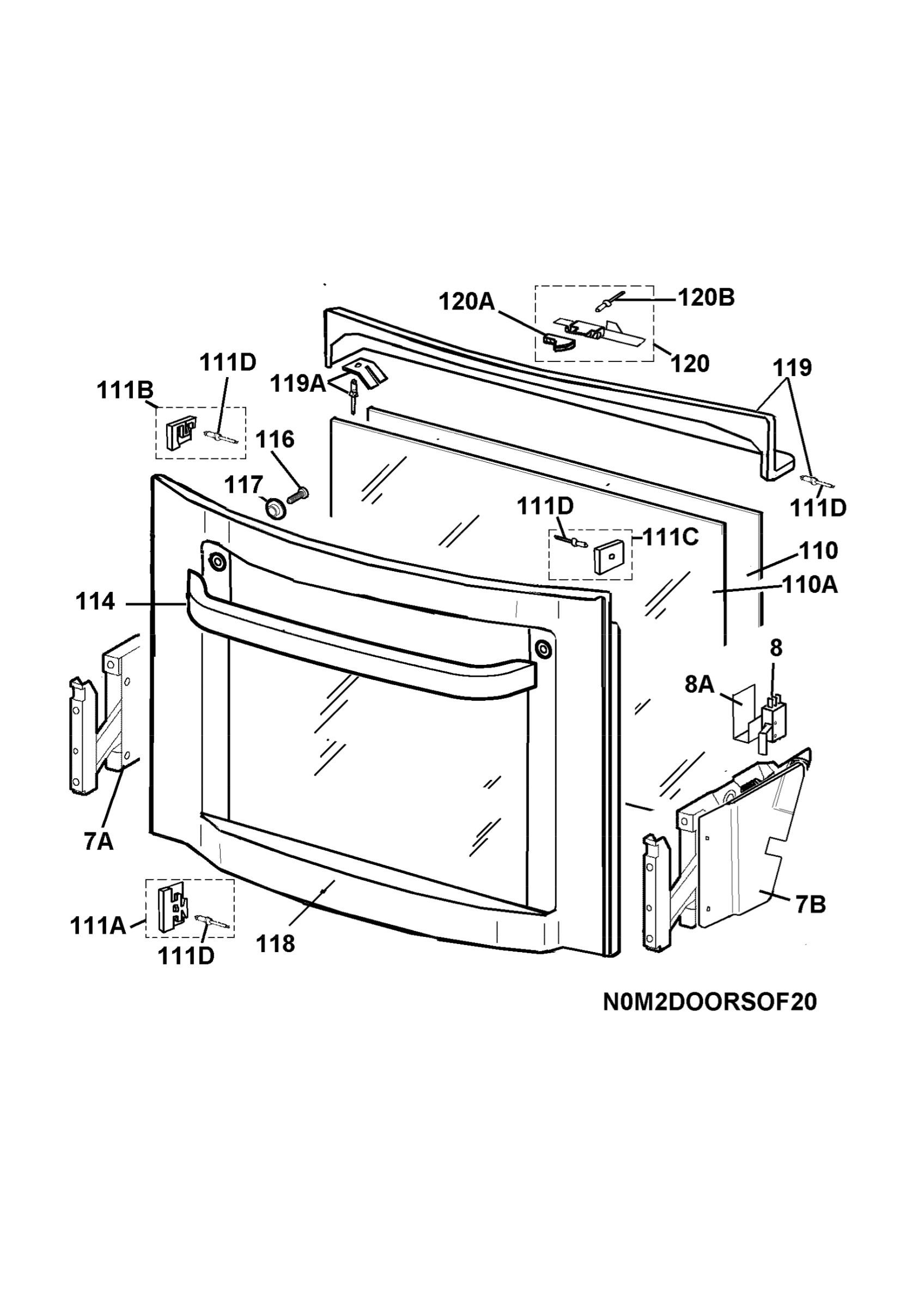 H10 Main Oven Door (large)
