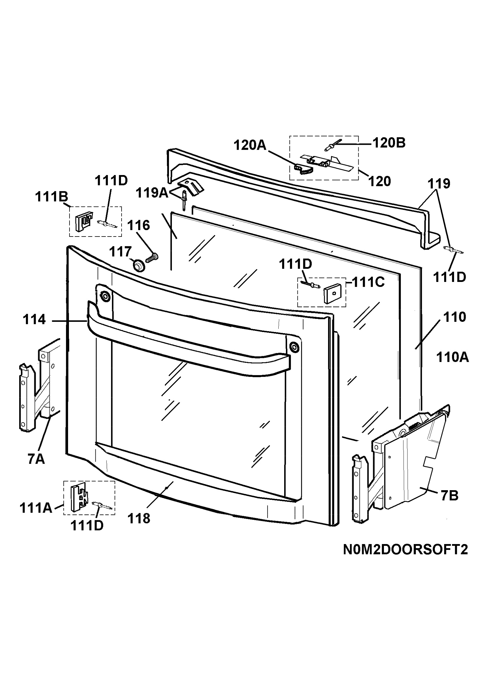 H10 Main Oven Door (large)
