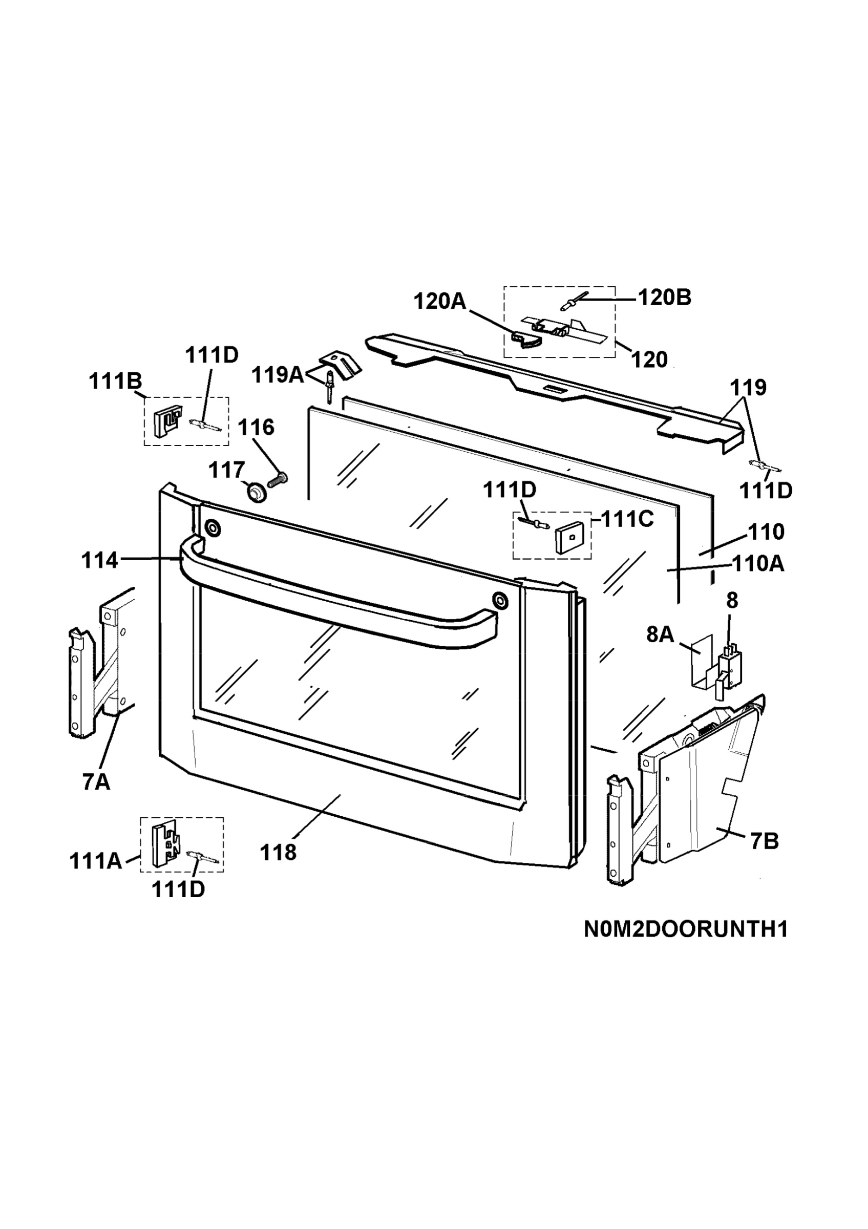 H10 Main Oven Door (large)