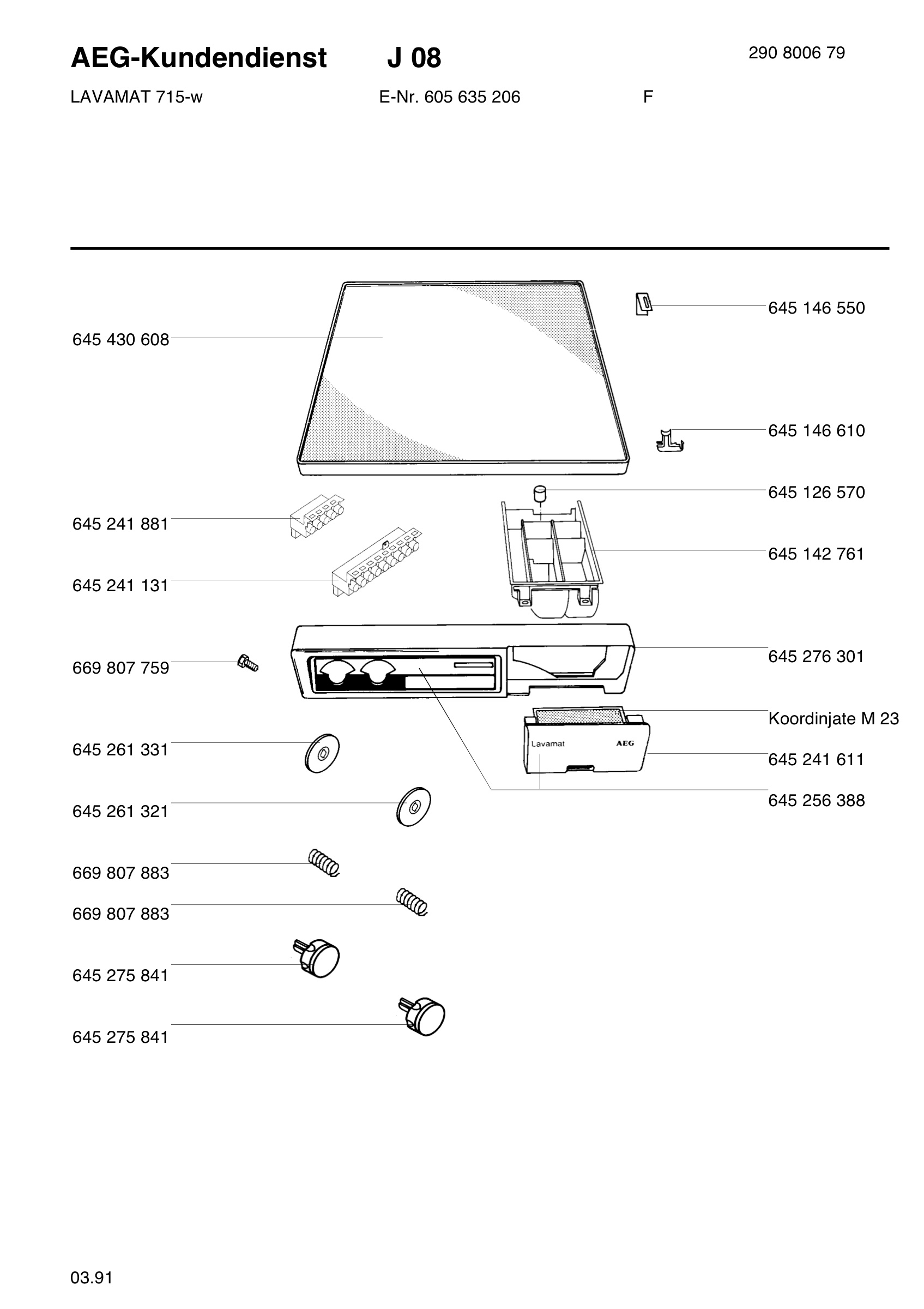 Command panel 037