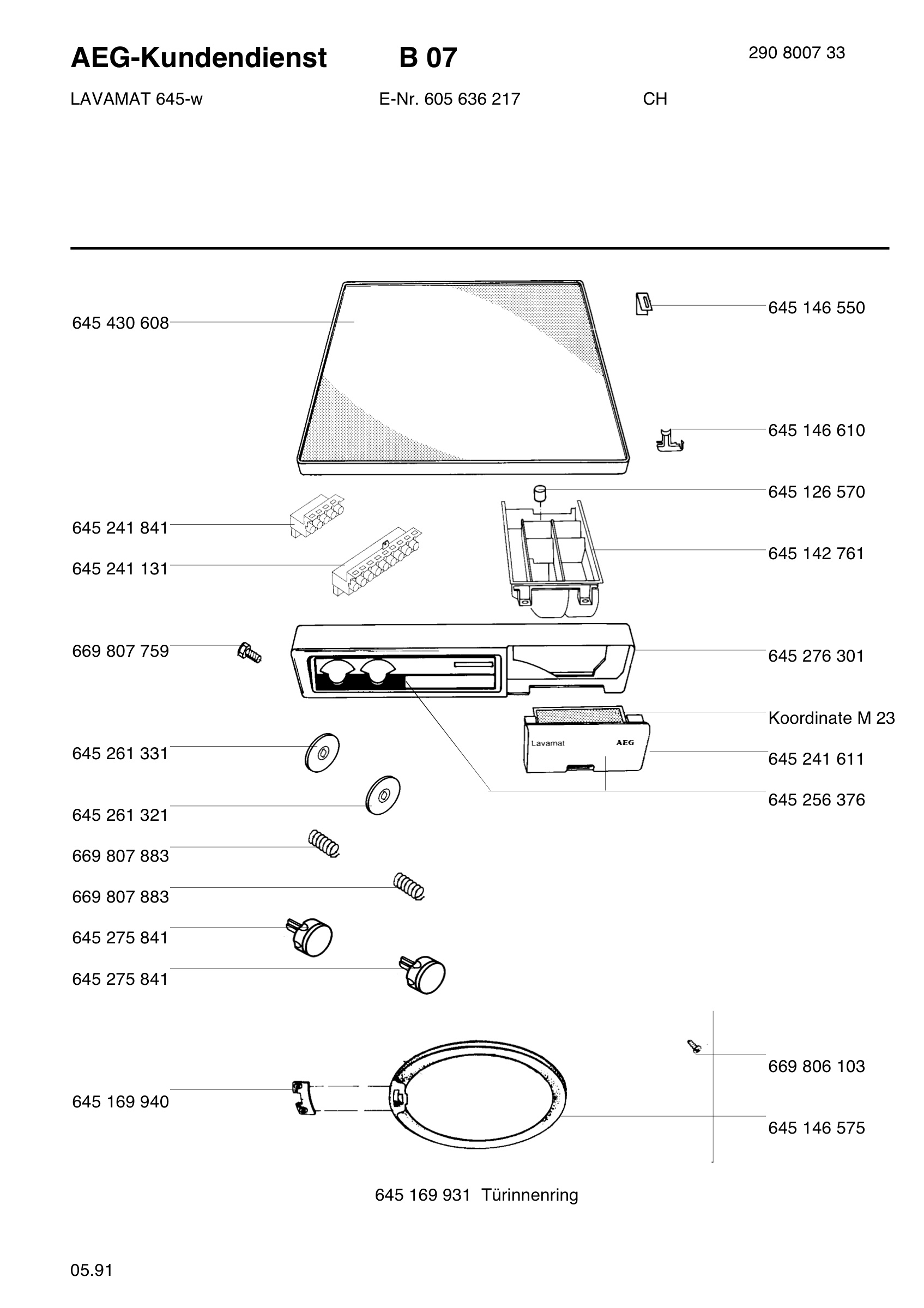 Command panel 037
