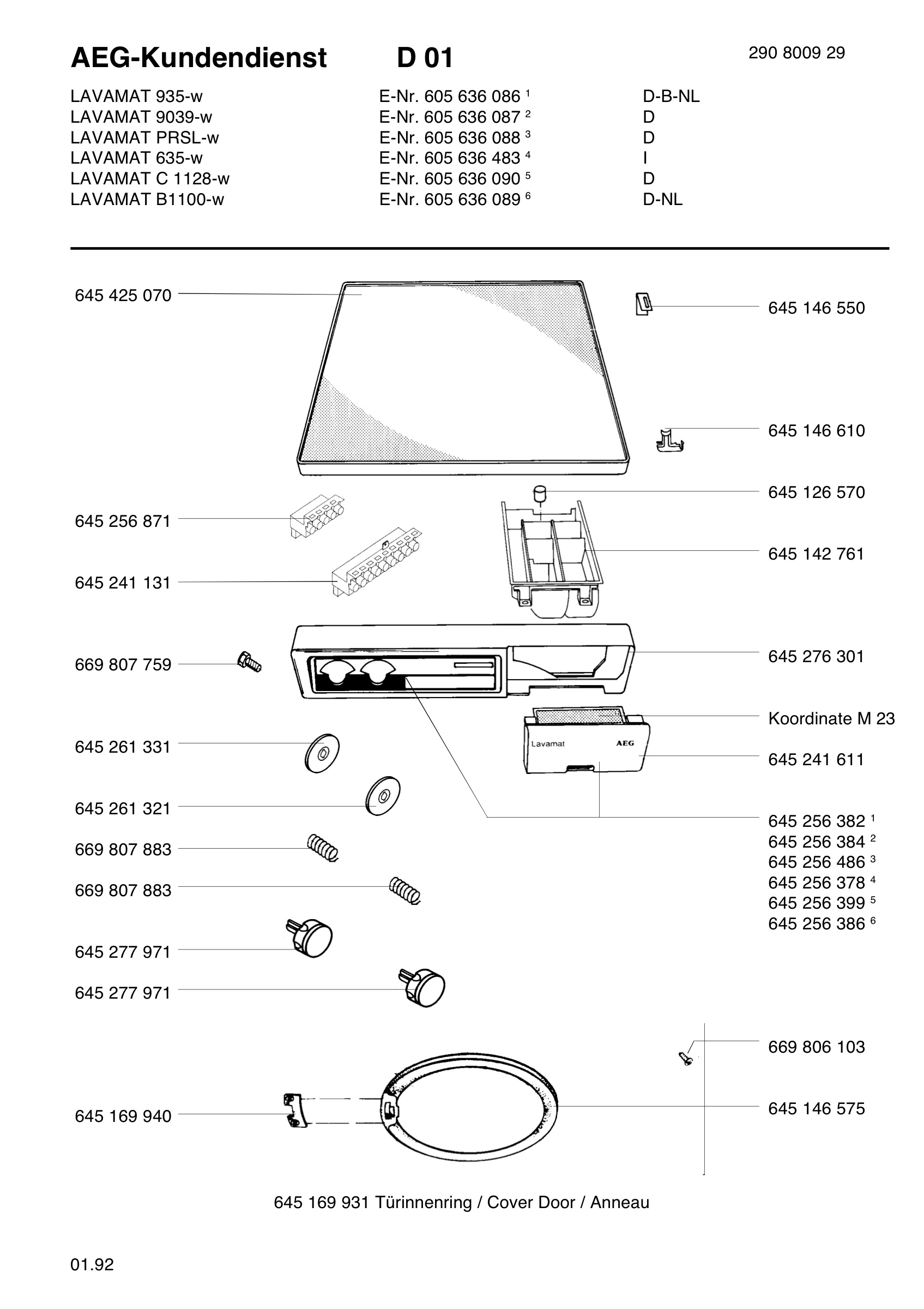 Command panel 037