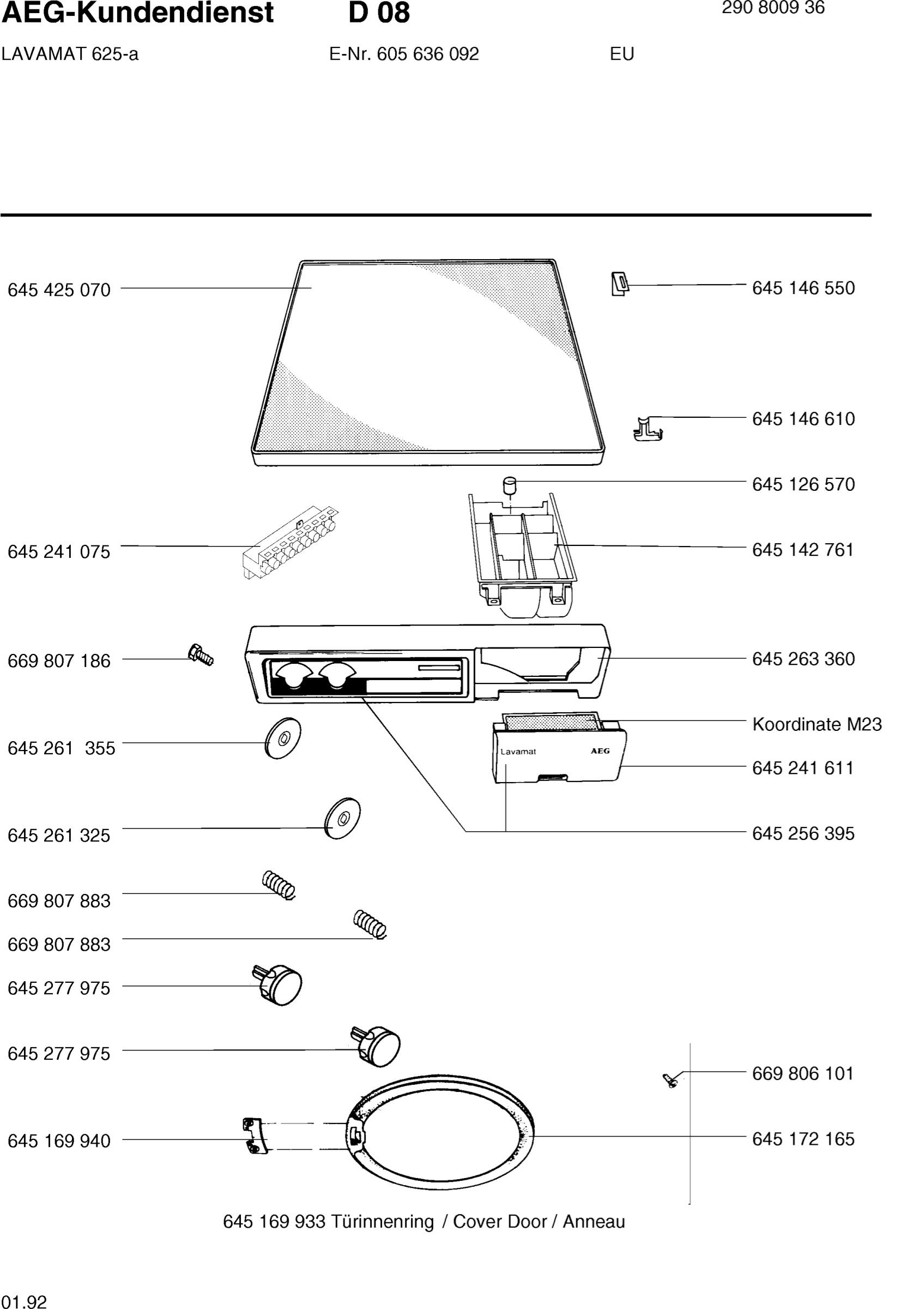 Command panel 037
