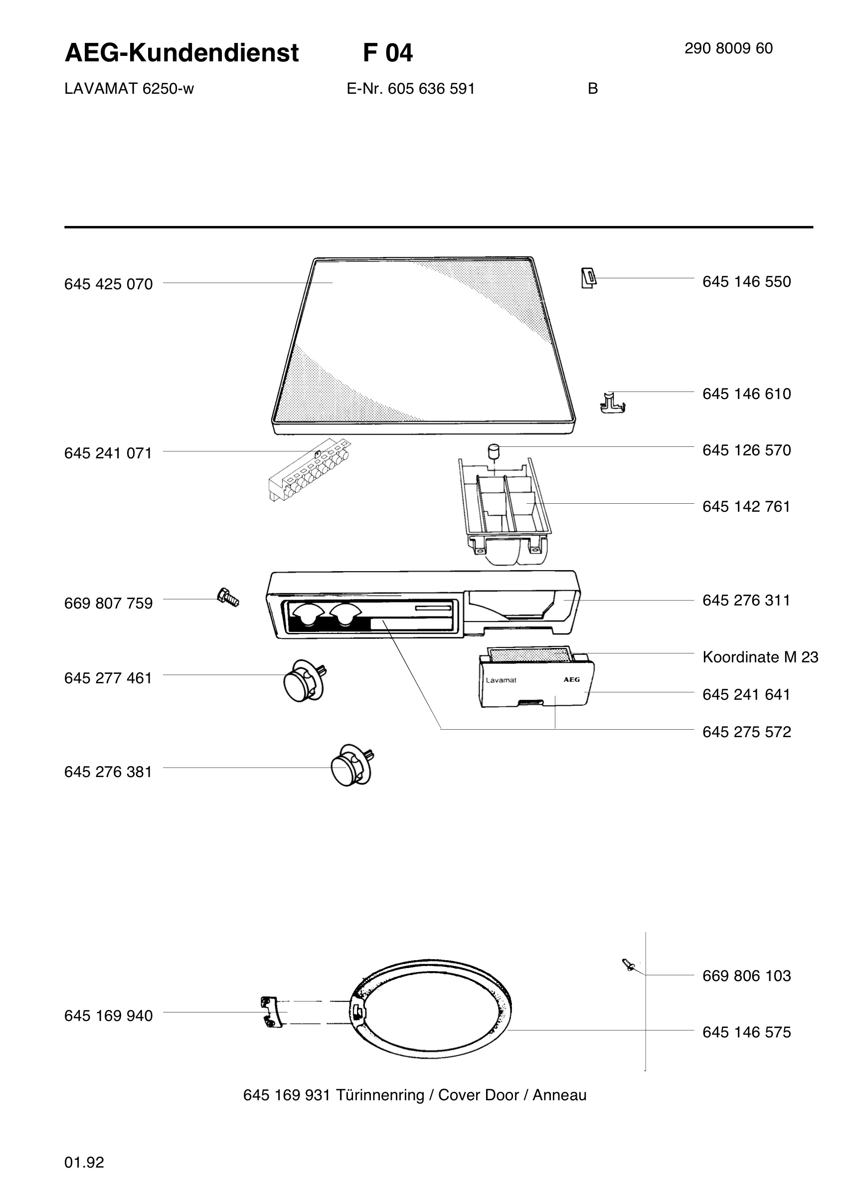 Command panel 037