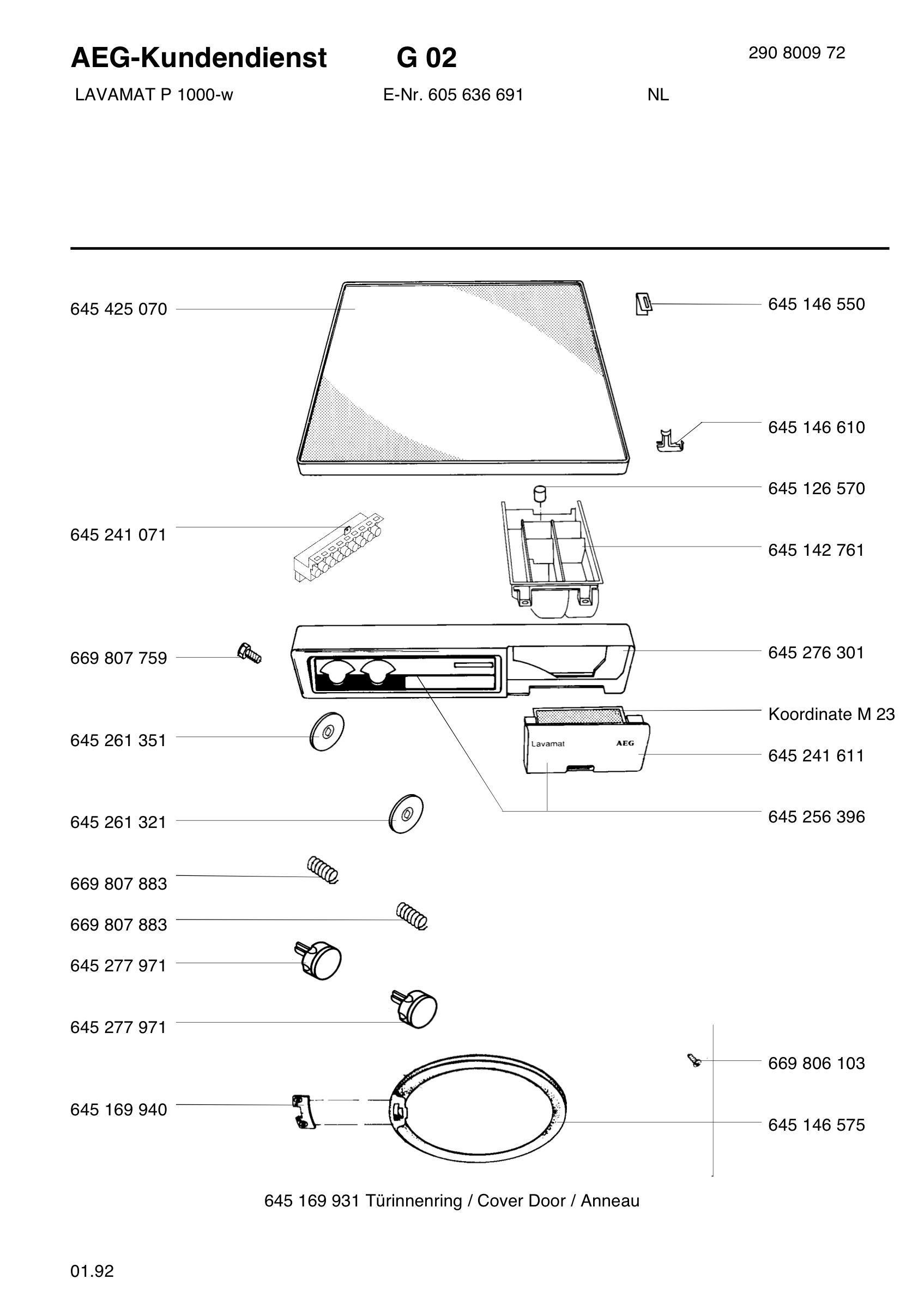 Command panel 037