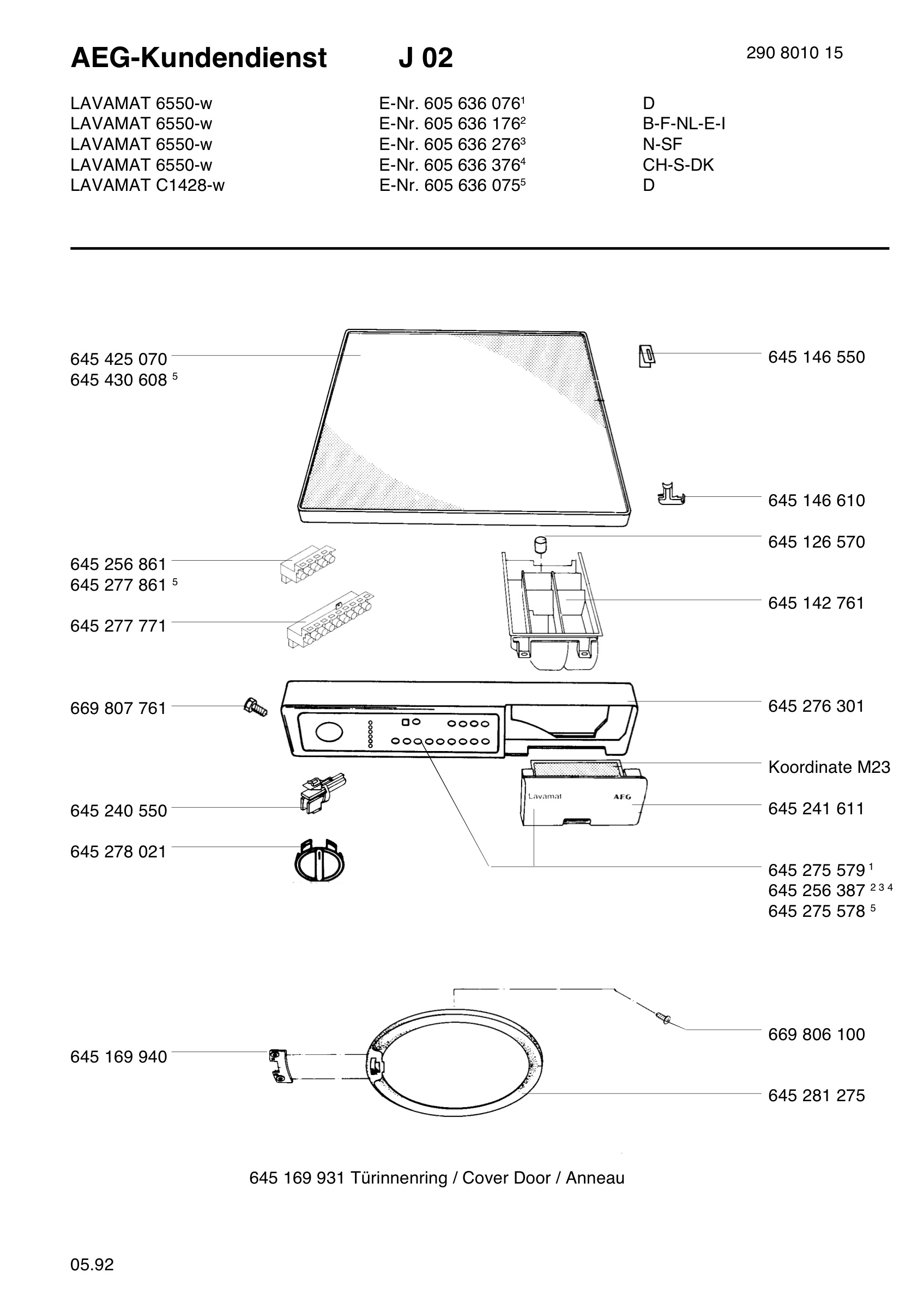 Command panel 037