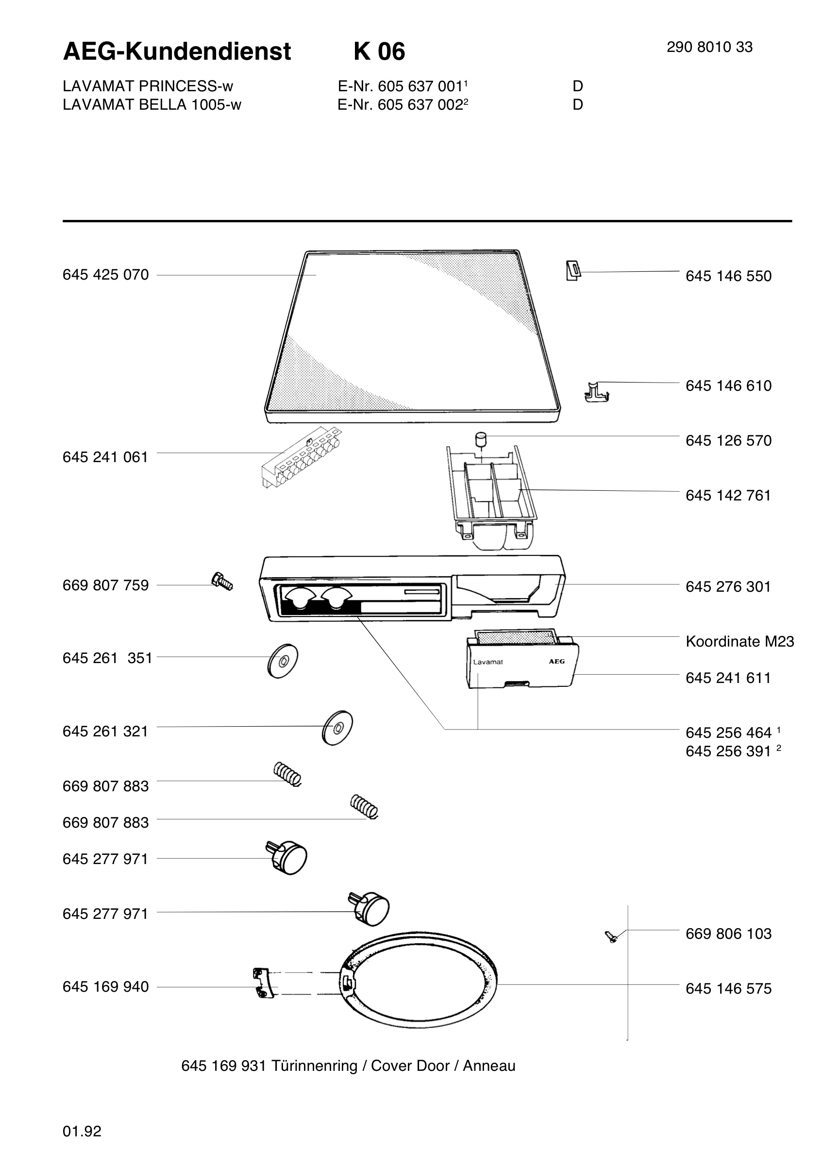 Command panel 037