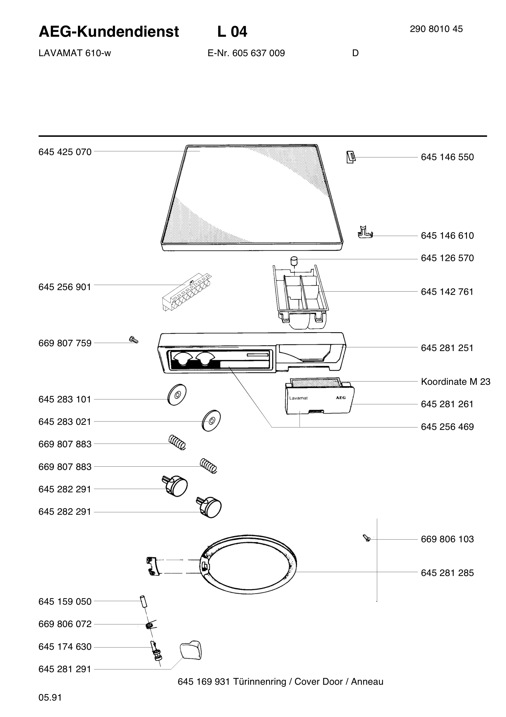 Command panel 037