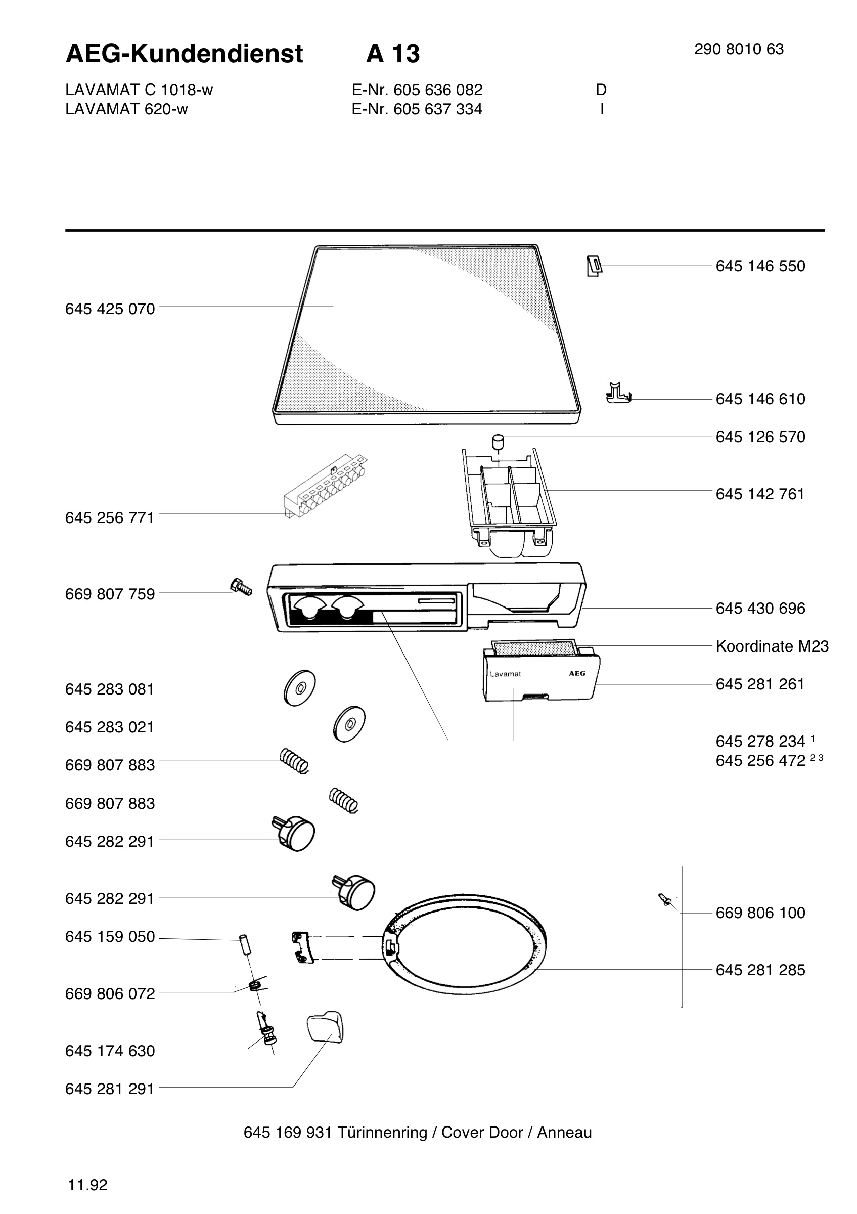 Command panel 037