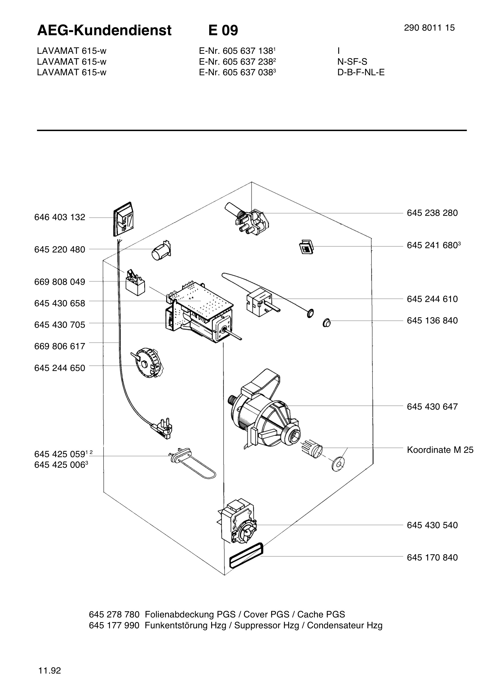 Electrical equipment 268