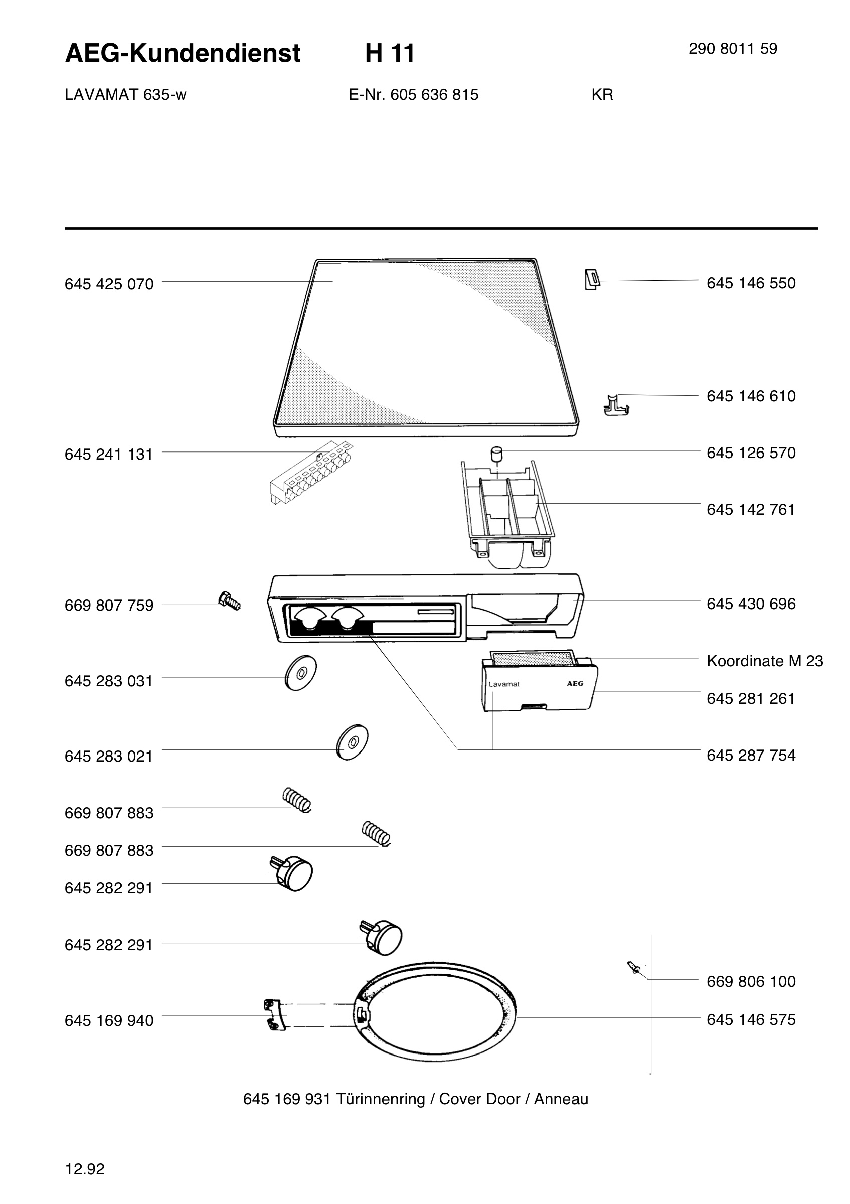 Command panel 037