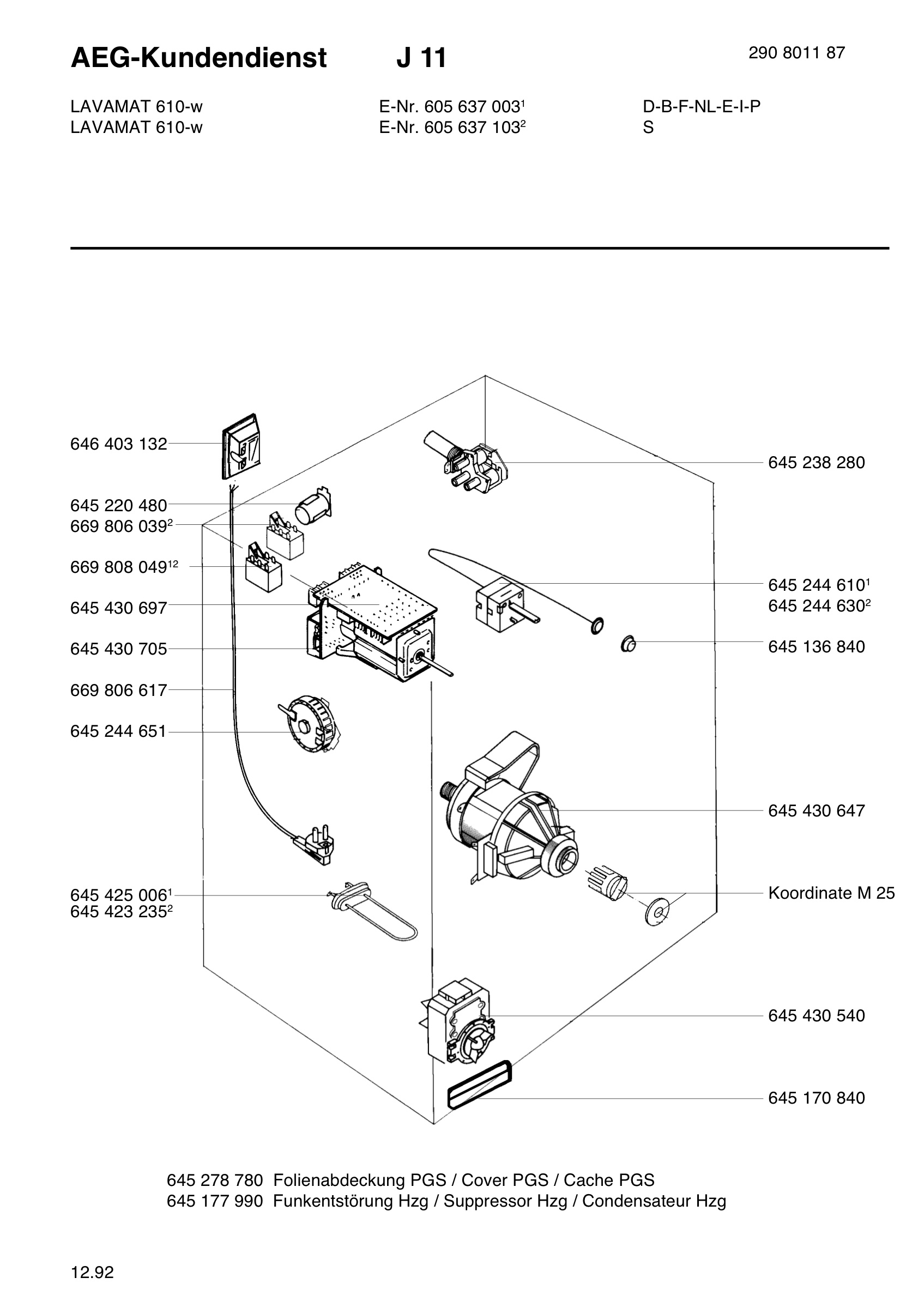 Electrical equipment 268