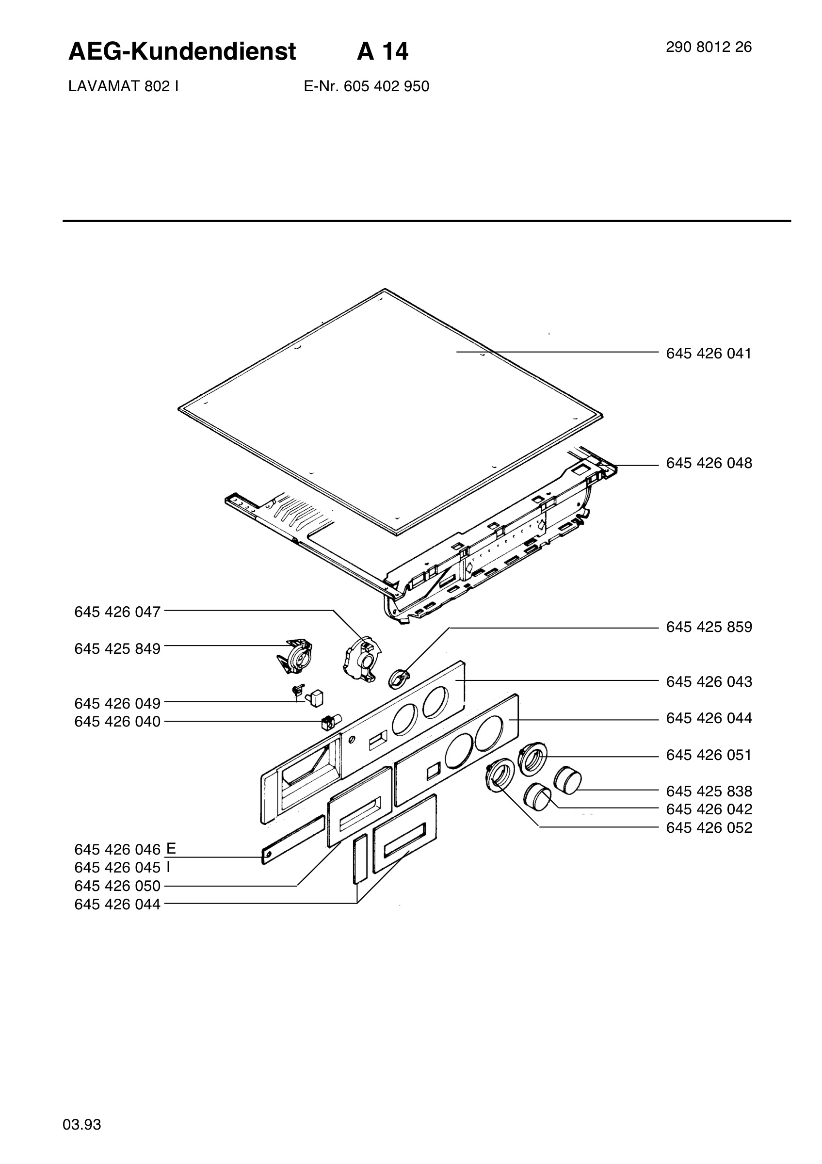 Command panel 037