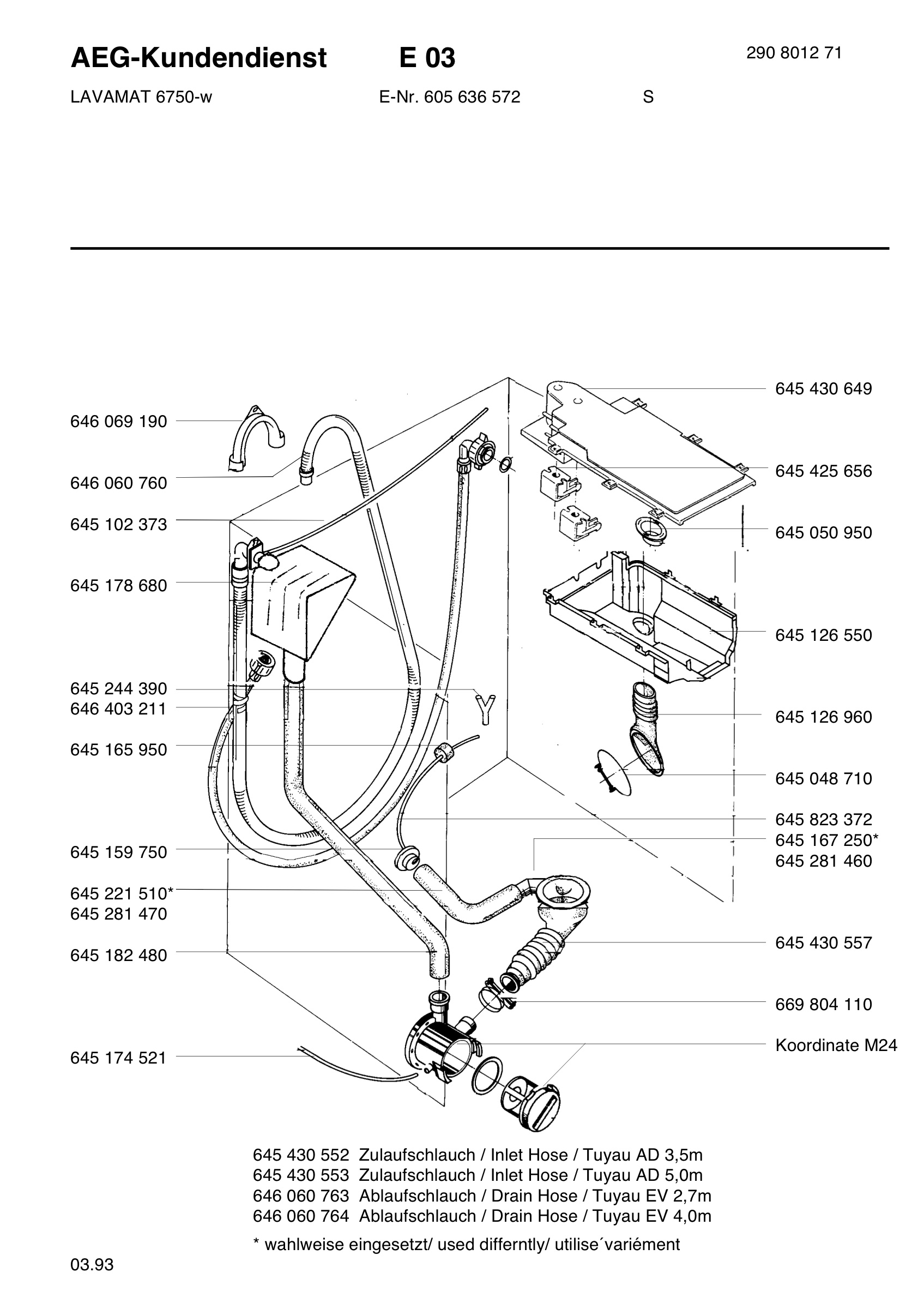 Water equipment