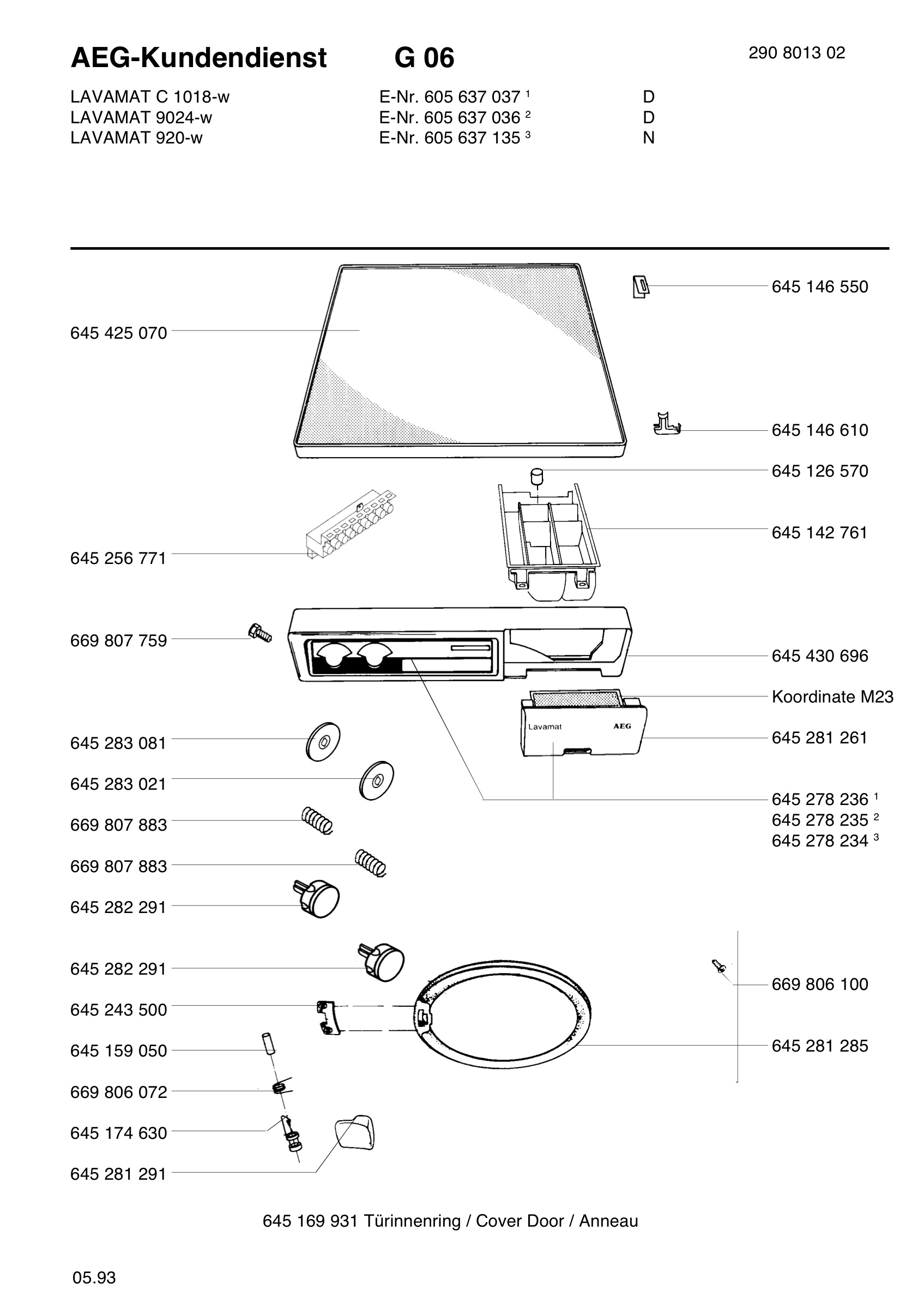 Command panel 037