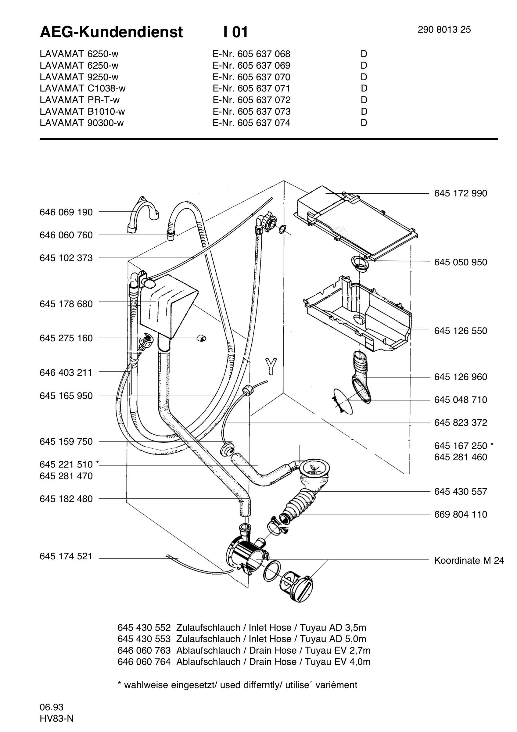 Water equipment