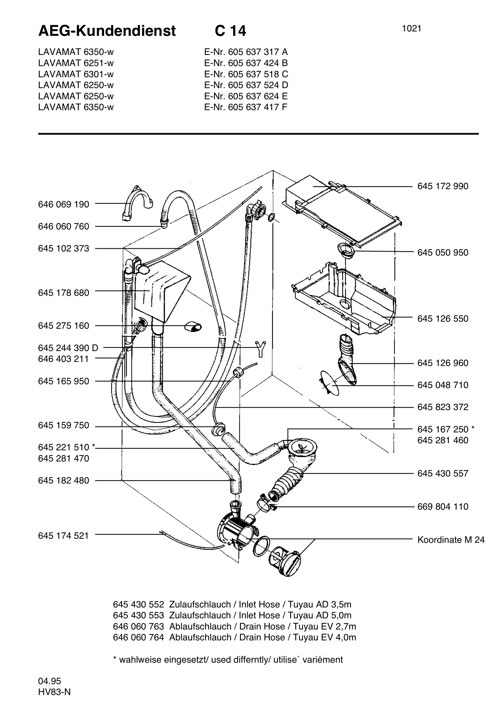 Water equipment