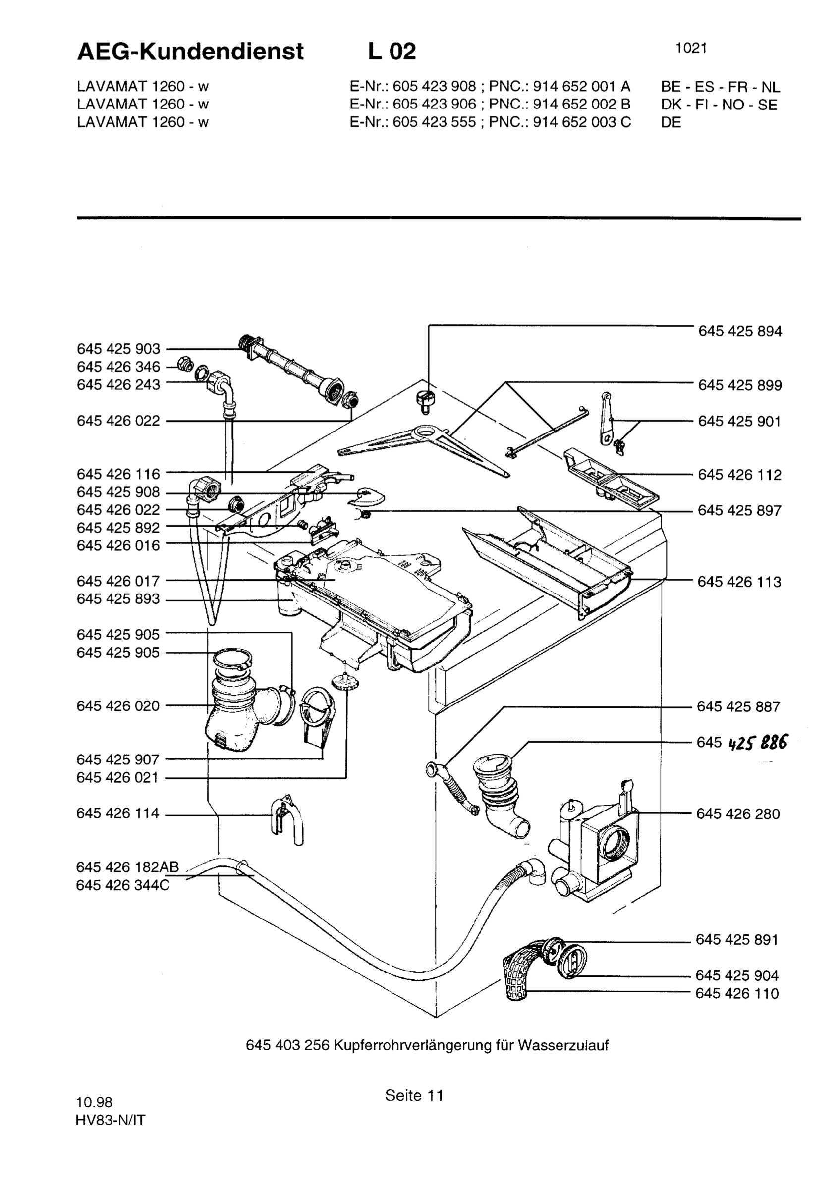 Water equipment