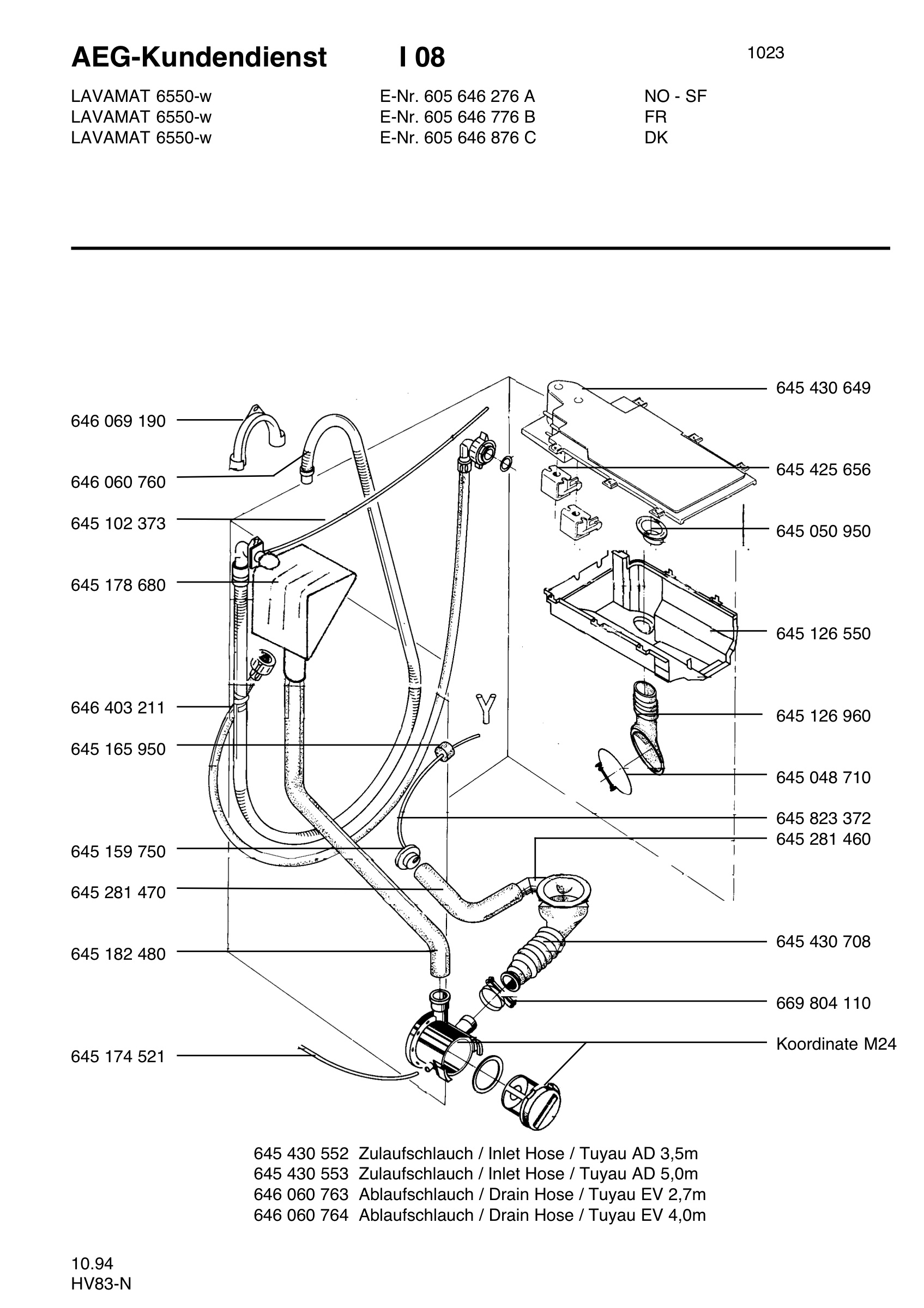 Water equipment
