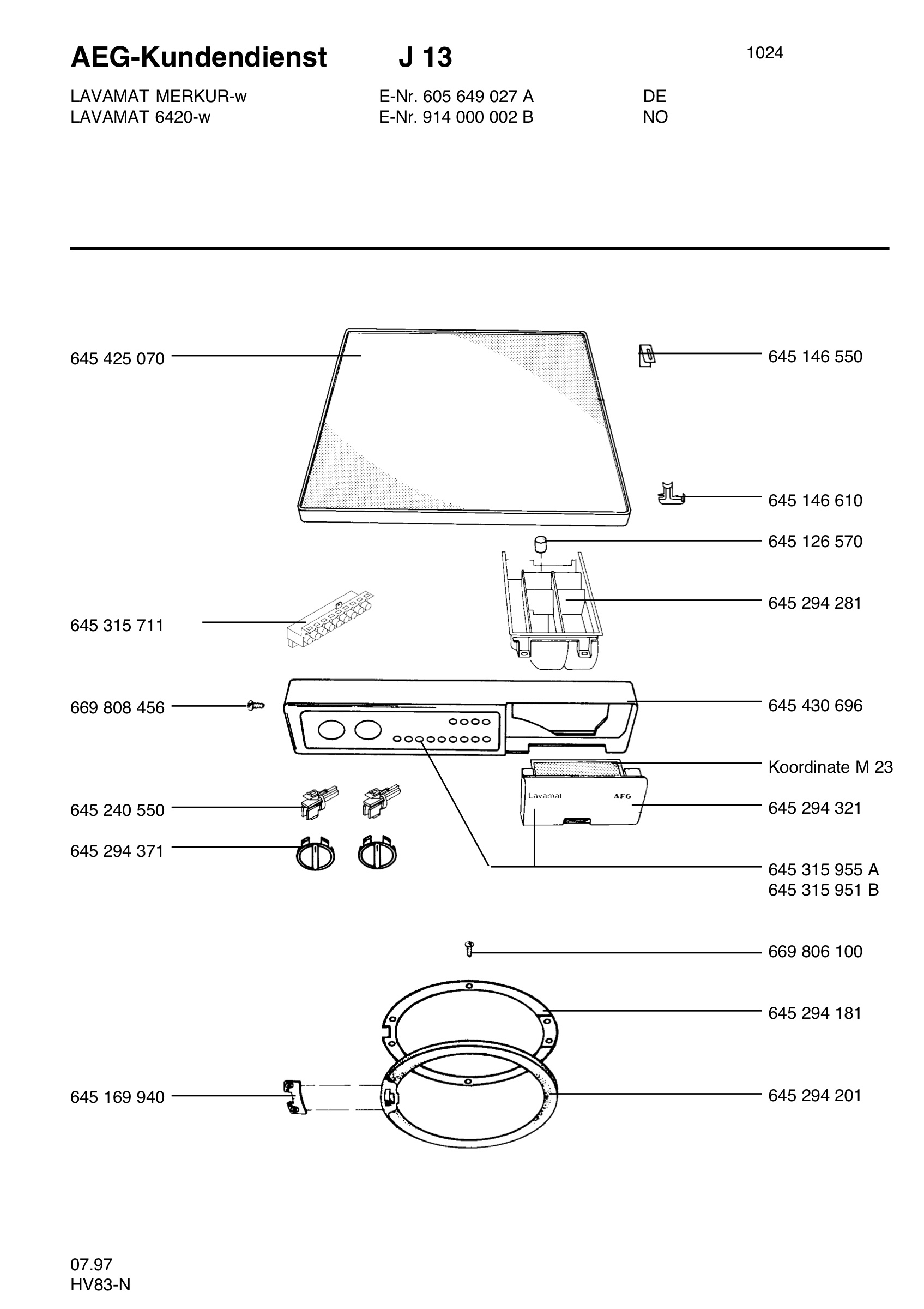 Command panel 037