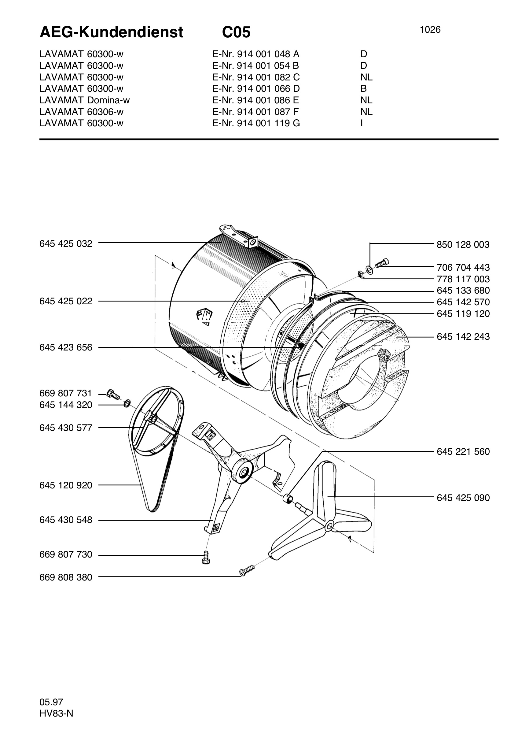 Tub and drum