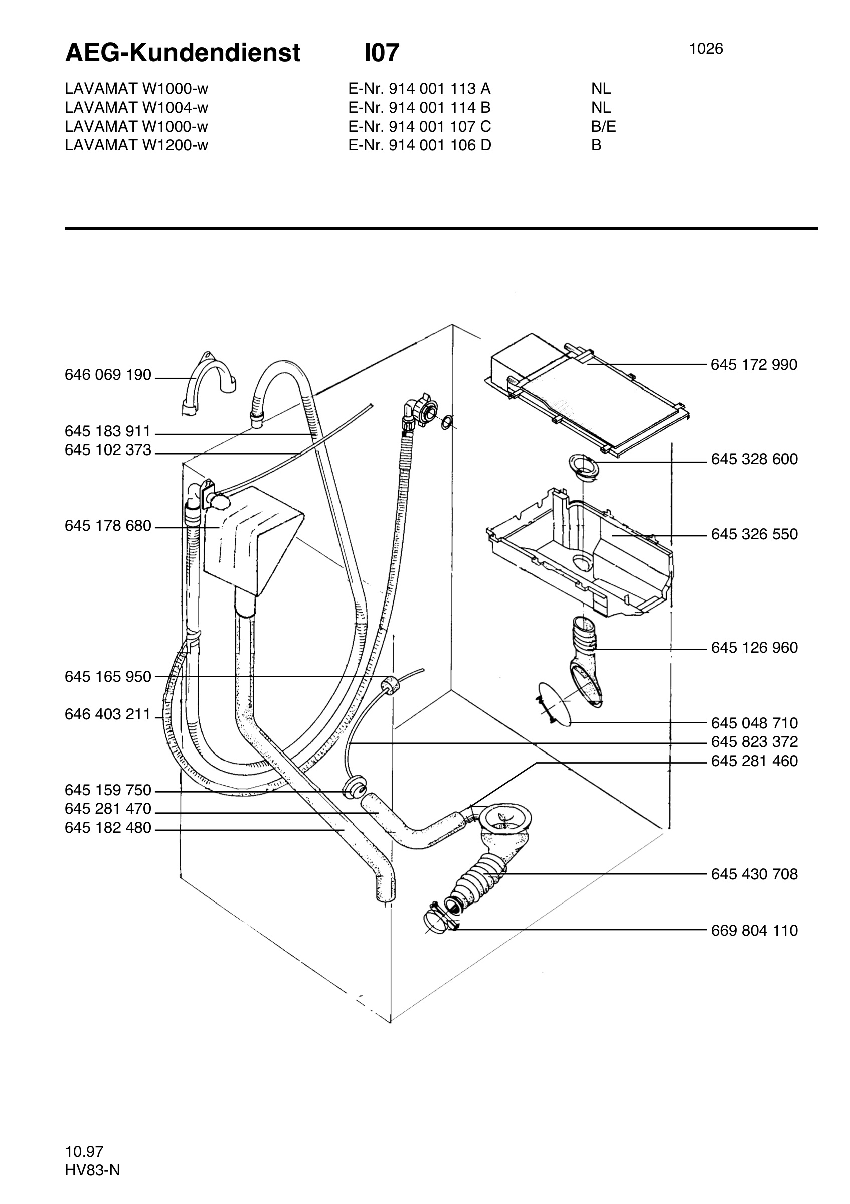 Water equipment
