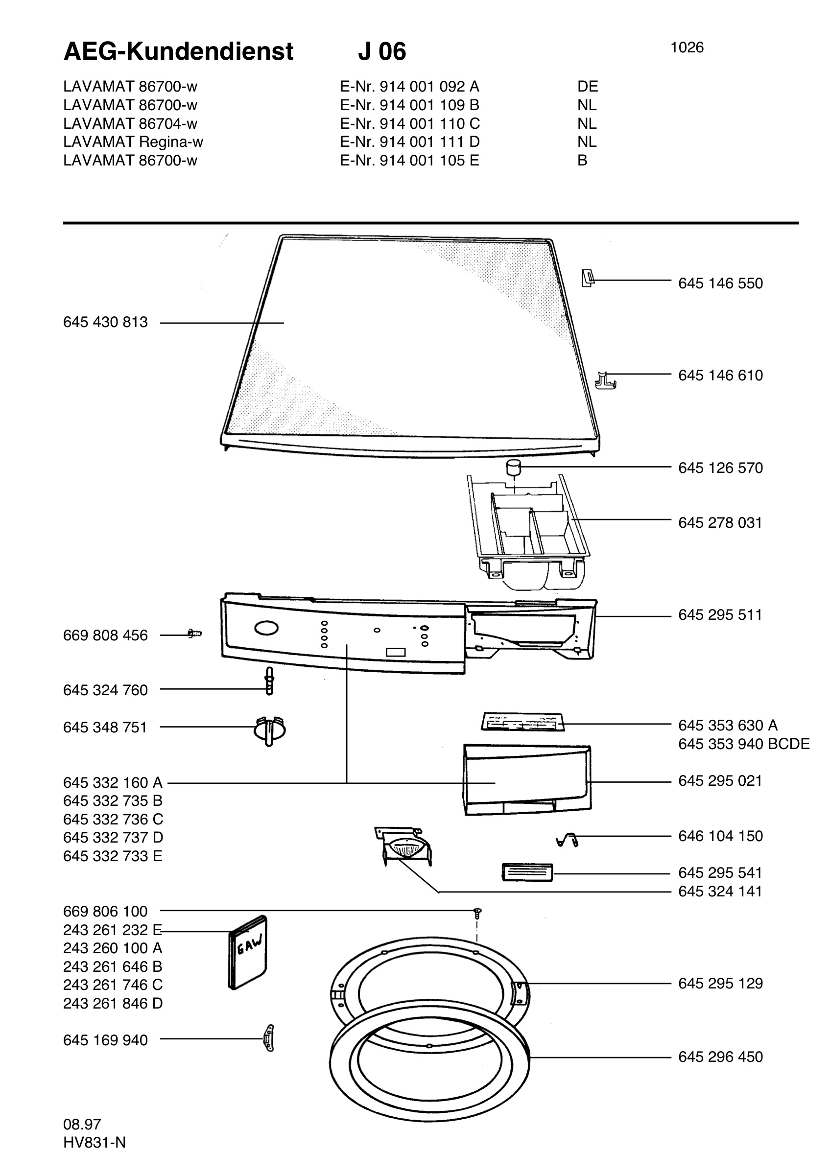 Command panel 037