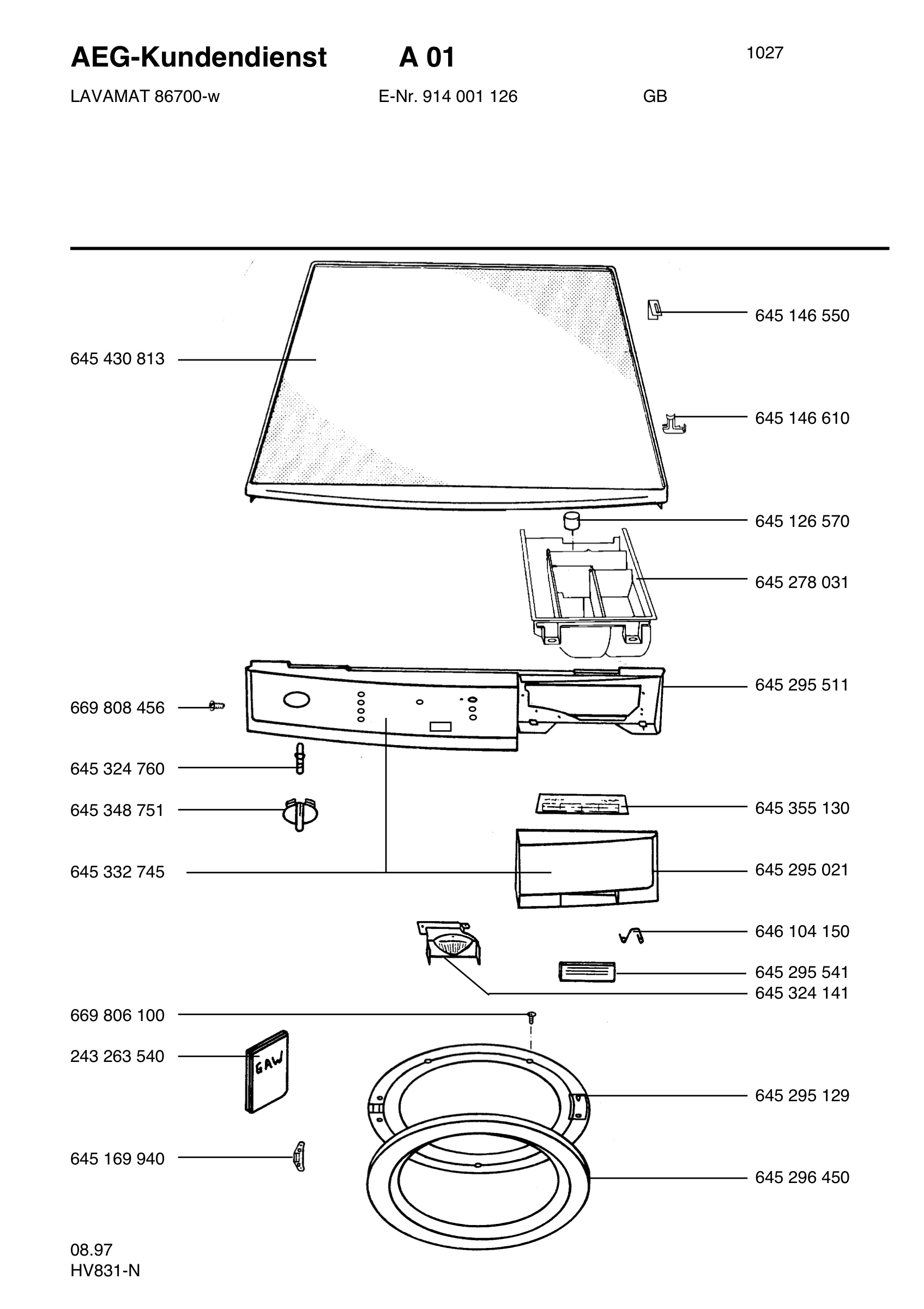 Command panel 037