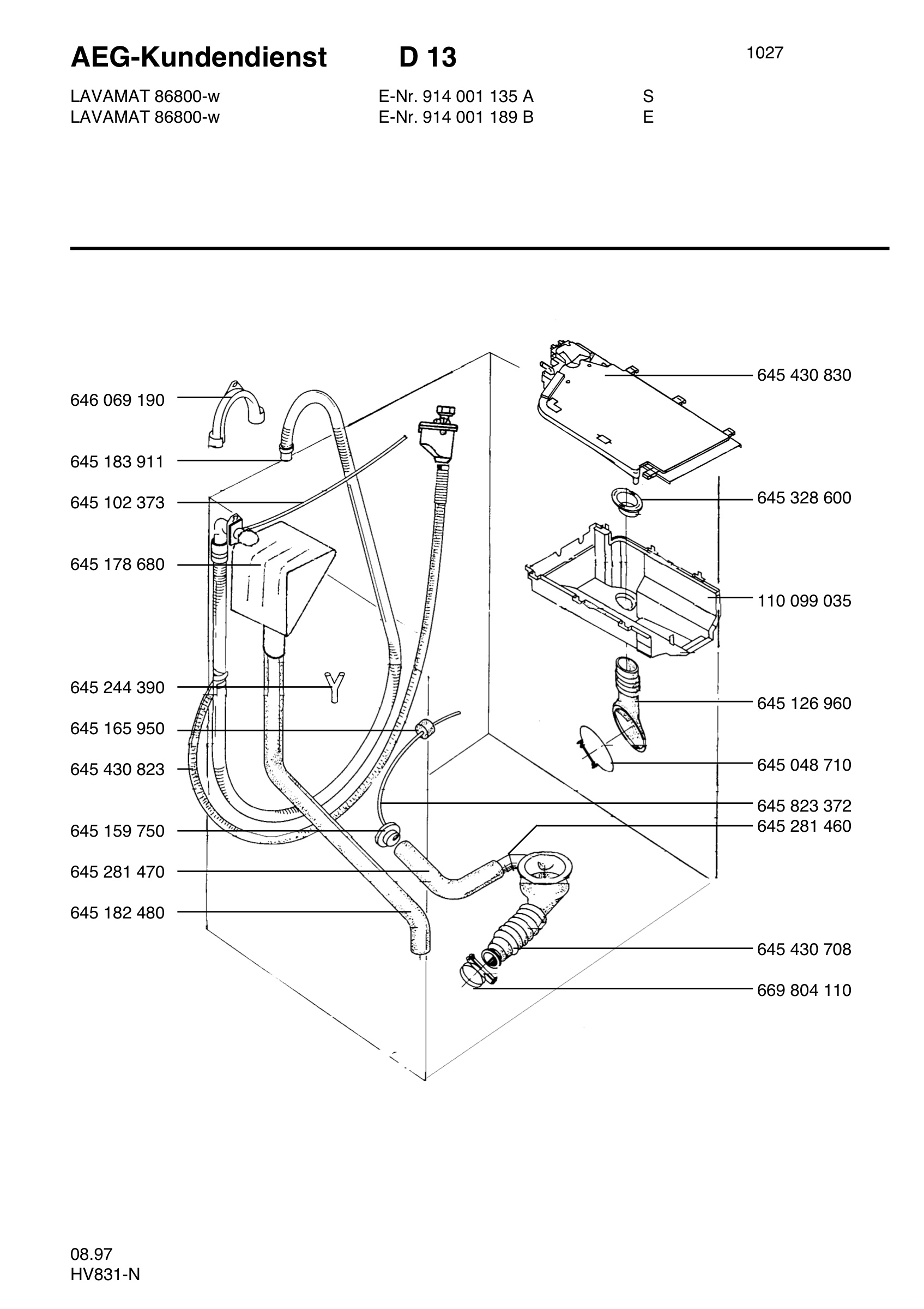 Water equipment