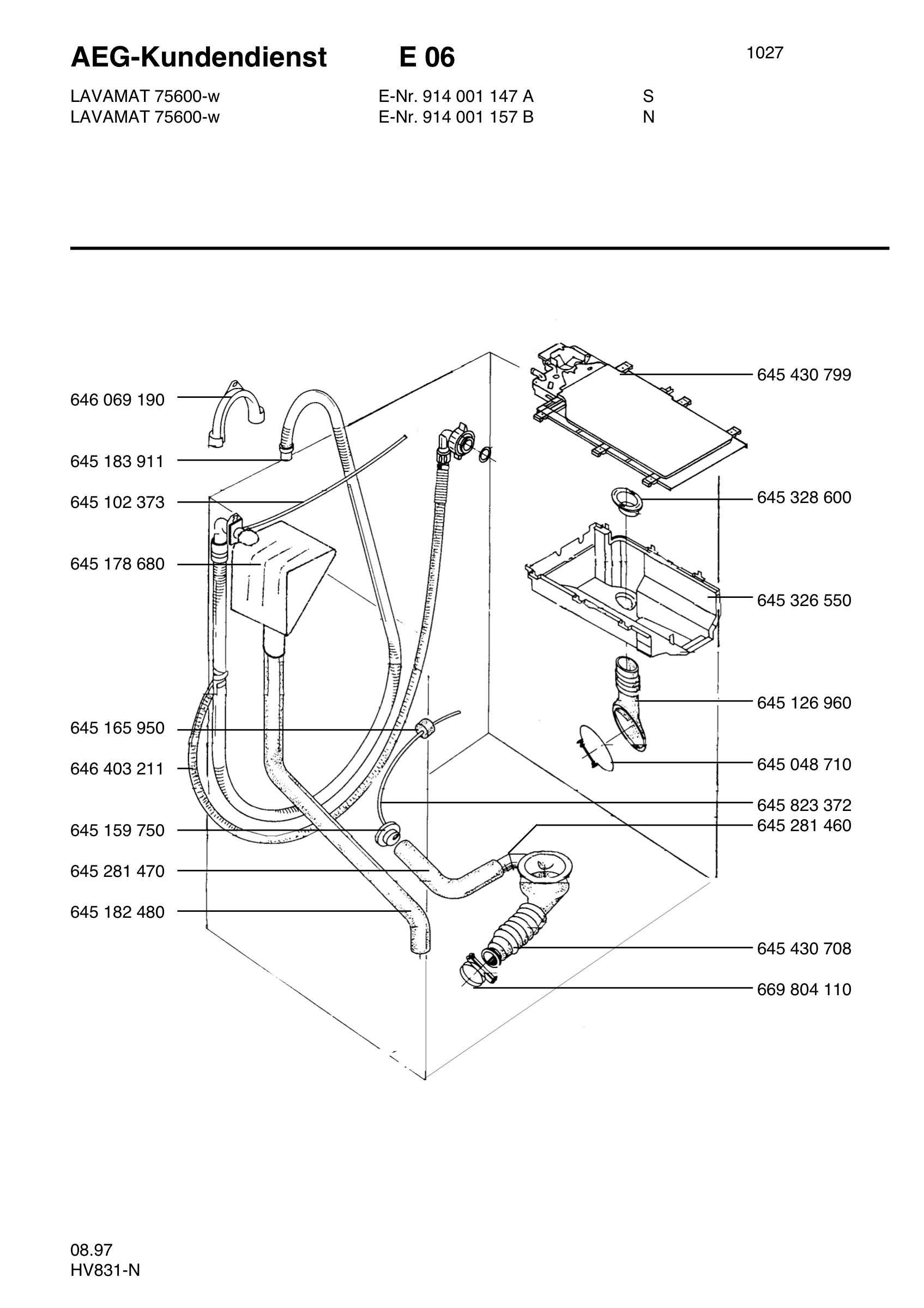 Water equipment