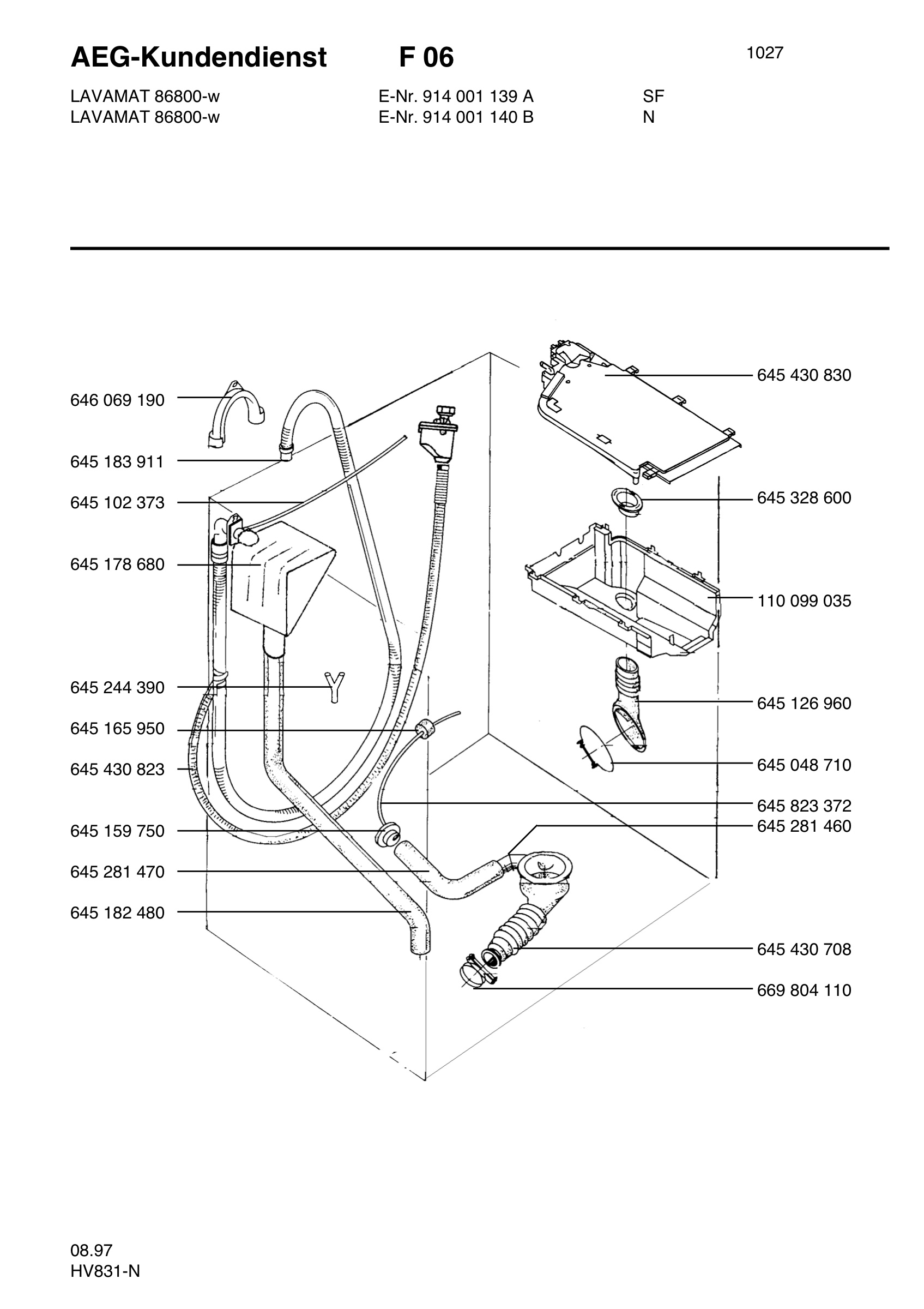 Water equipment