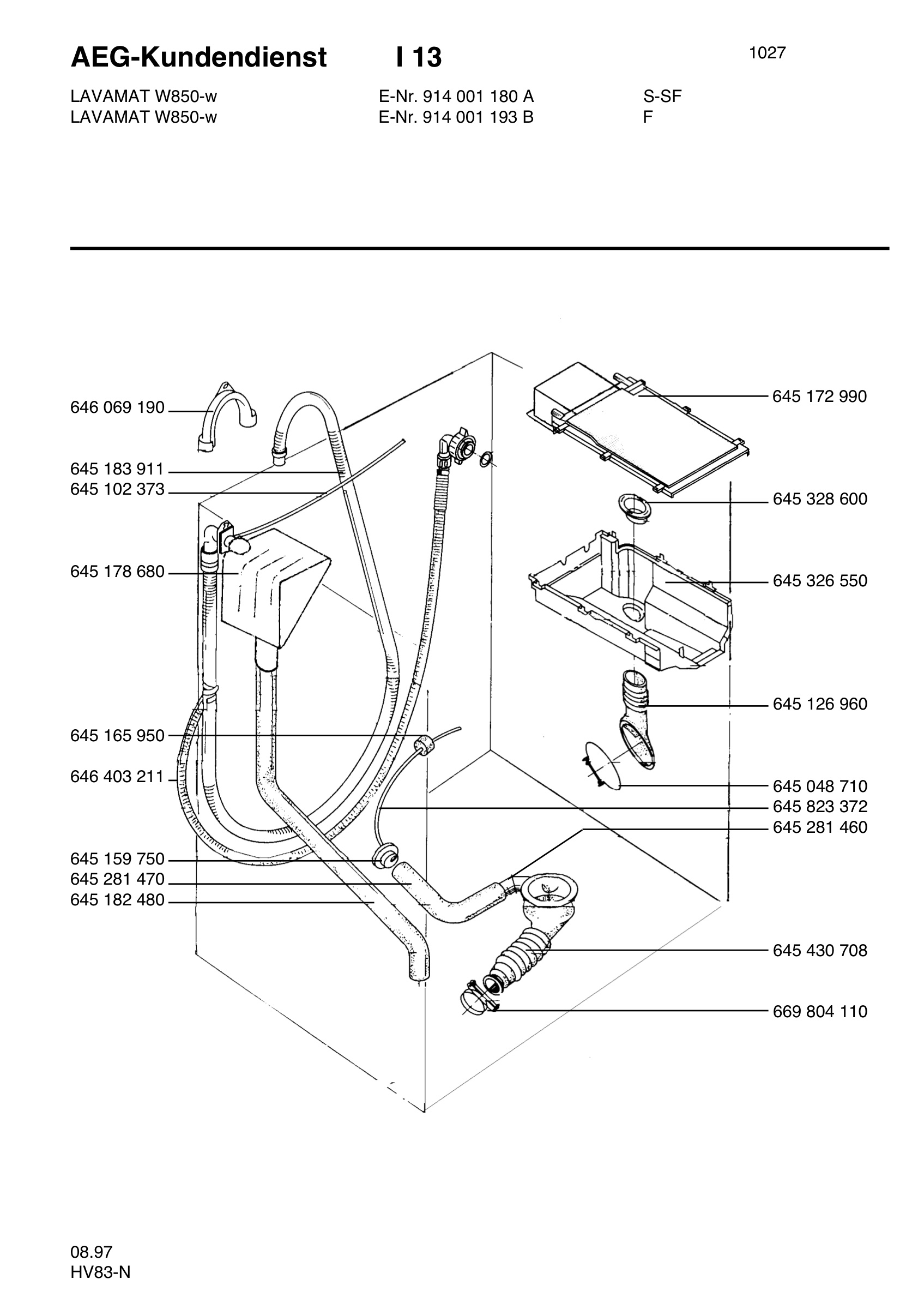 Water equipment