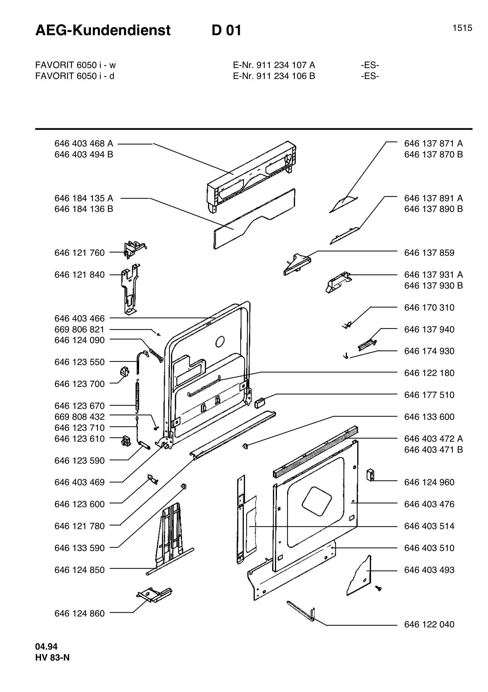 Command panel 037