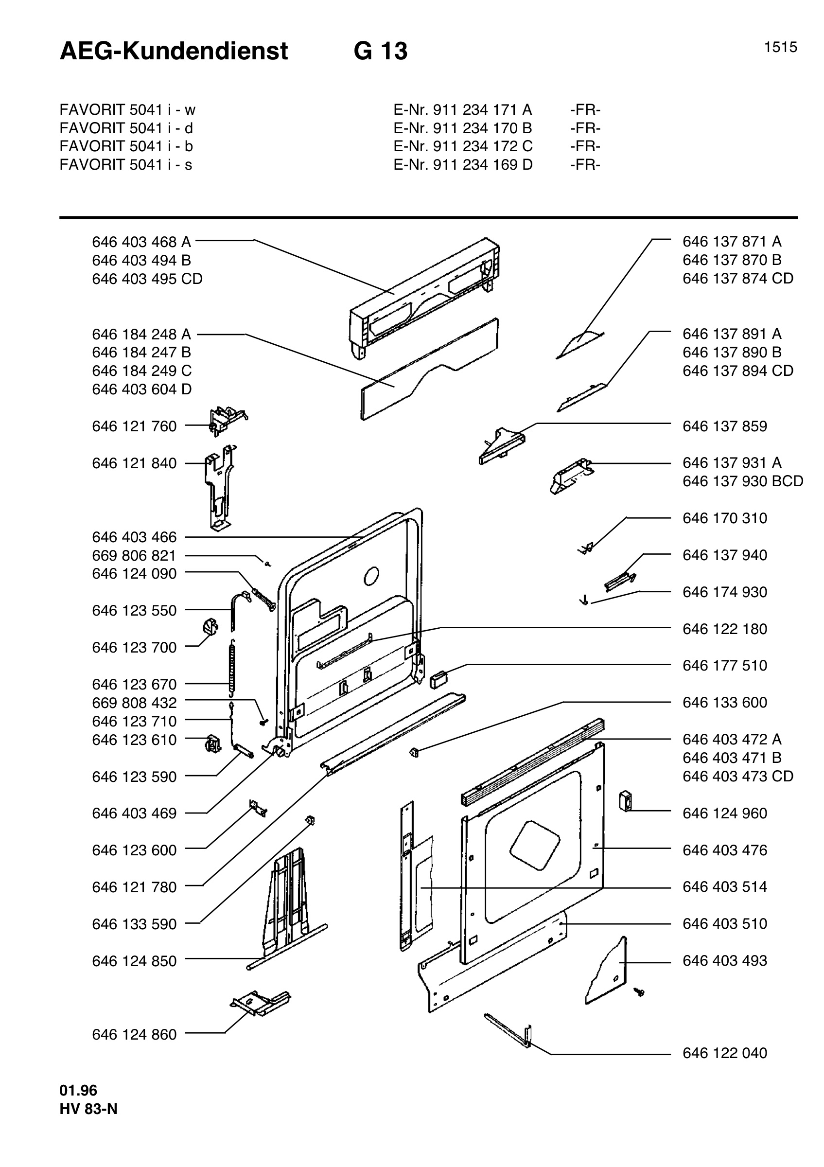 Command panel 037