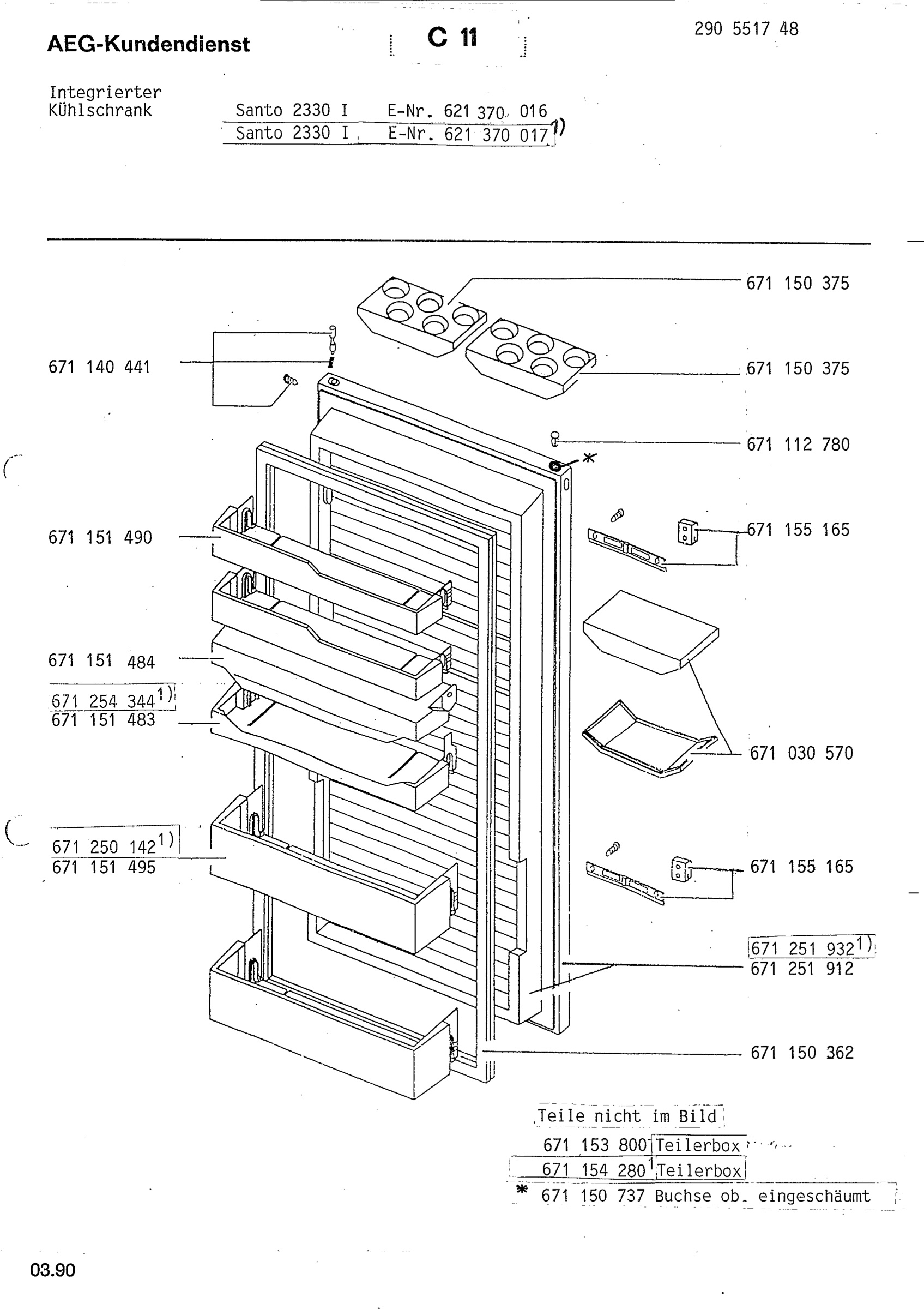 Refrigerator door