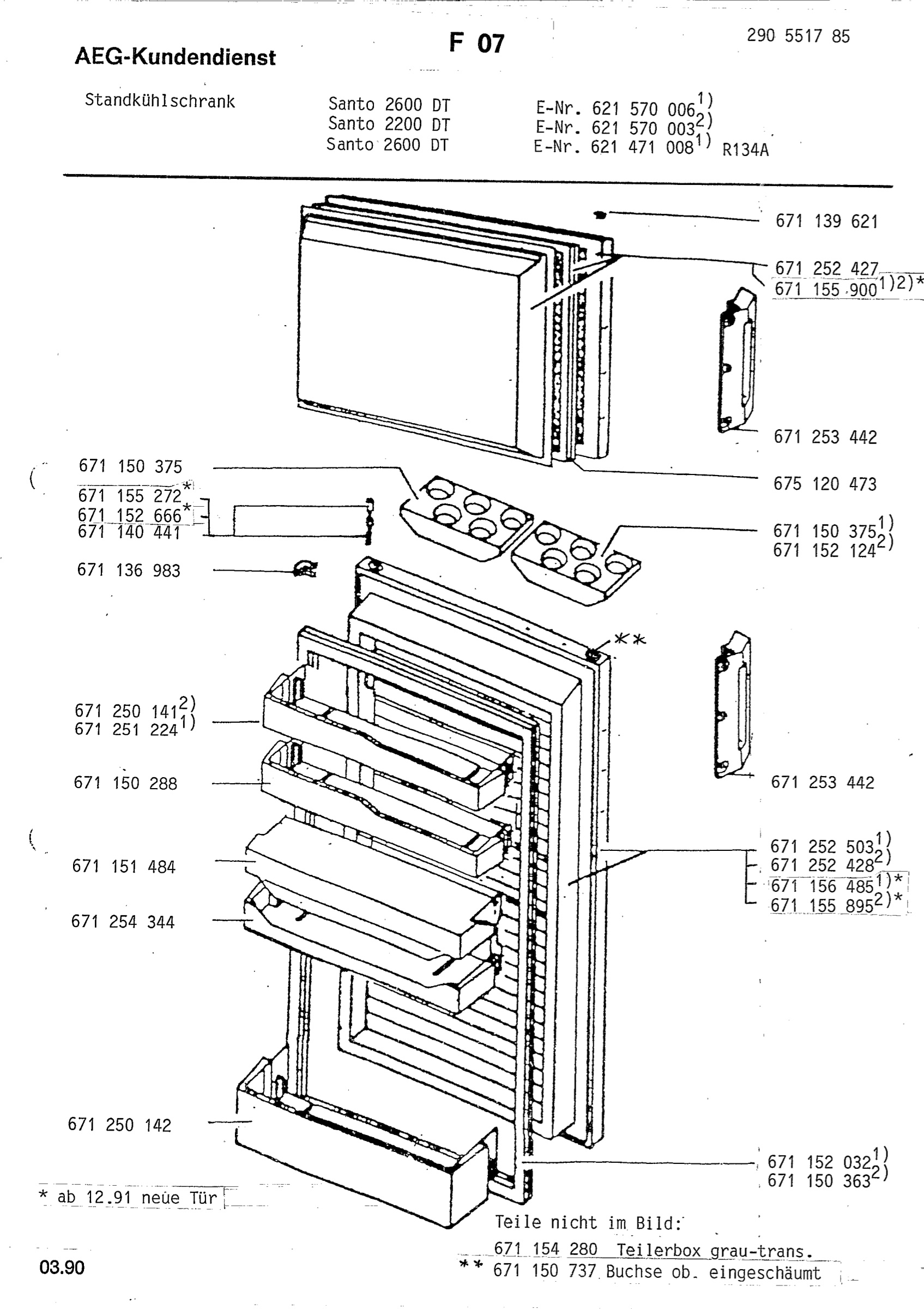 Refrigerator door