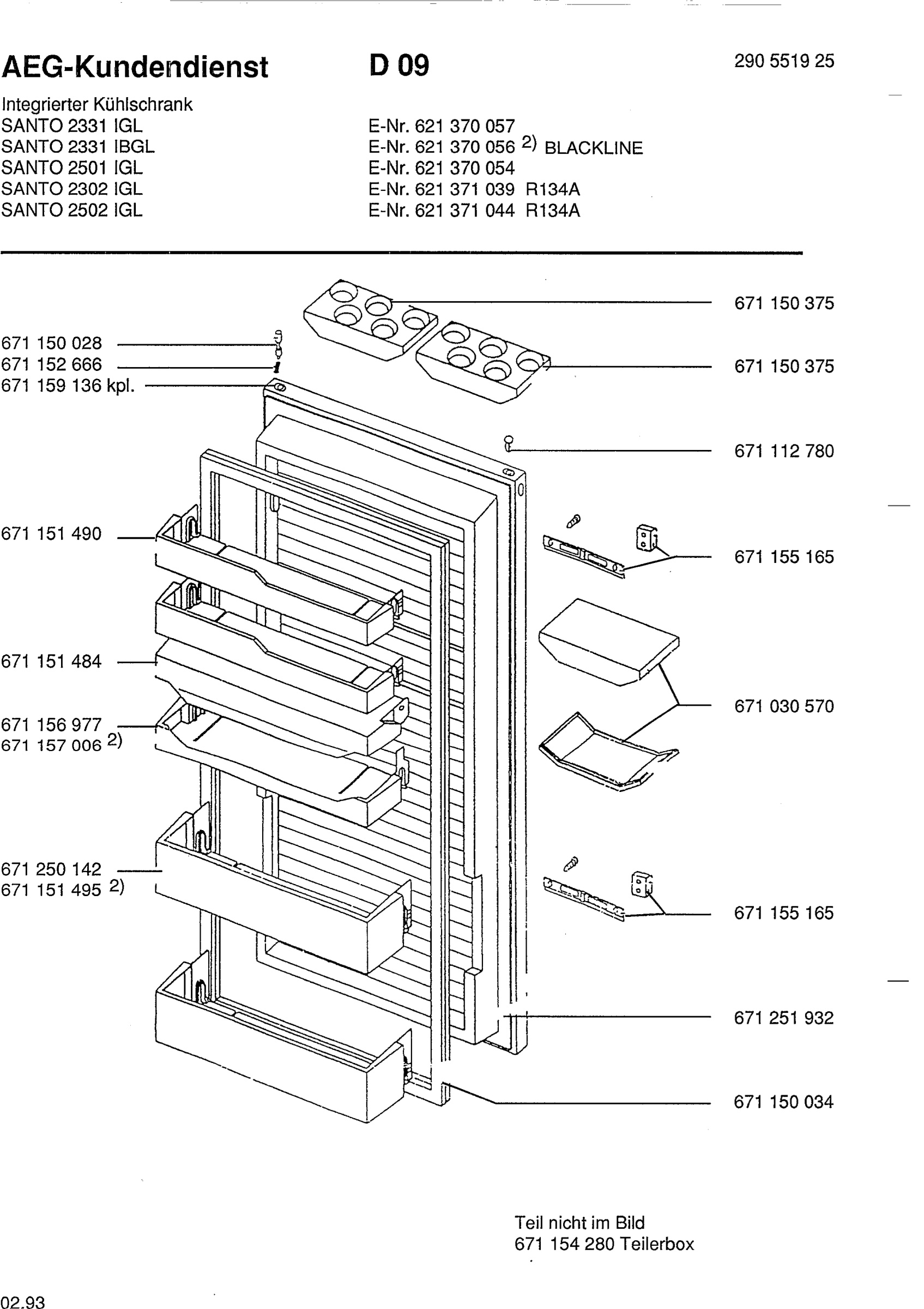 Refrigerator door